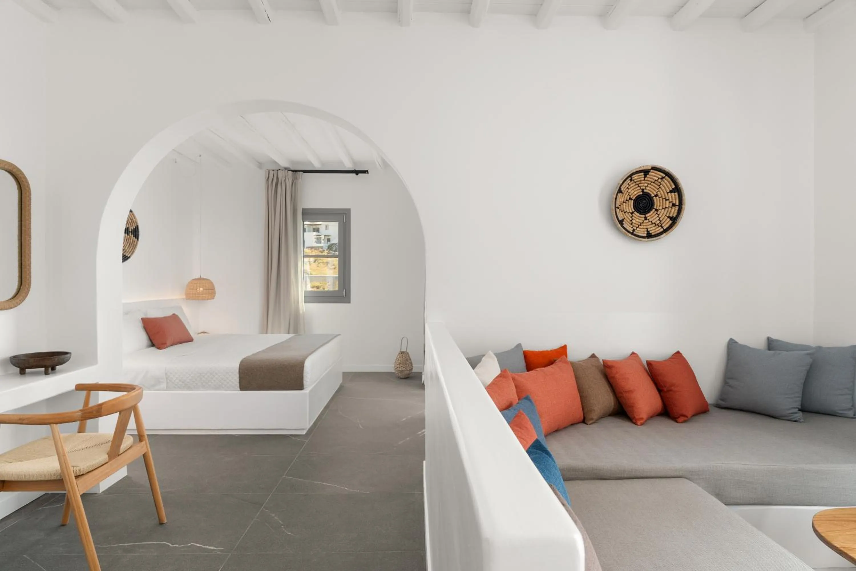 Bedroom in Mr. and Mrs. White Tinos