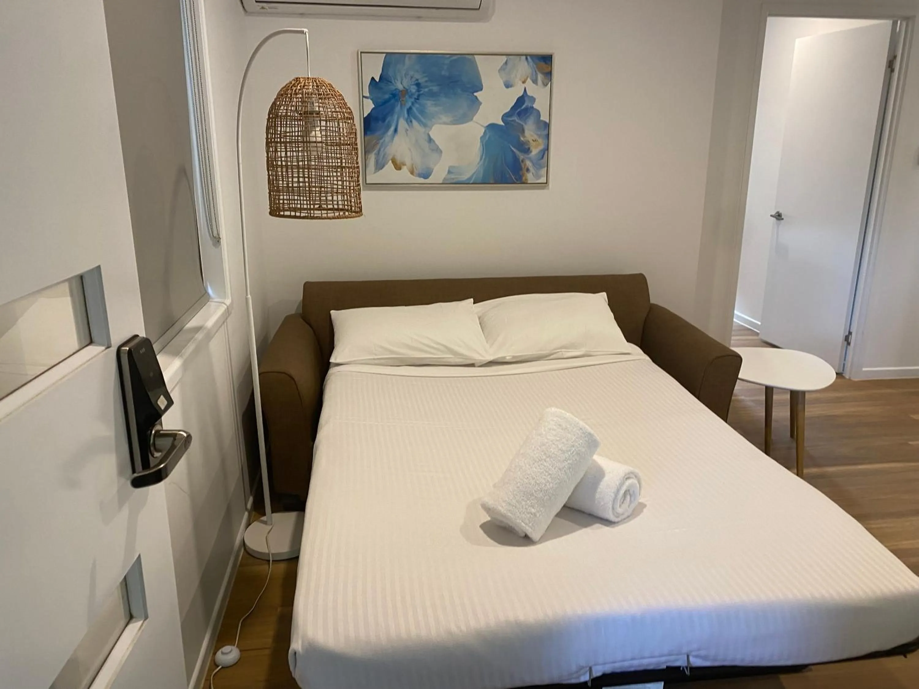 Bed in Koala Cabins Sunshine Coast