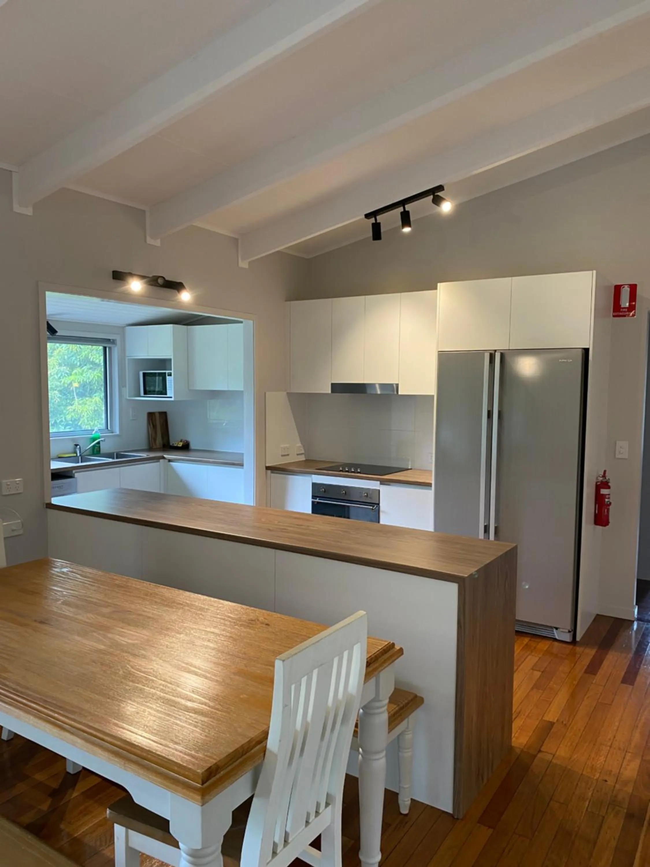 Kitchen or kitchenette in Koala Cabins Sunshine Coast