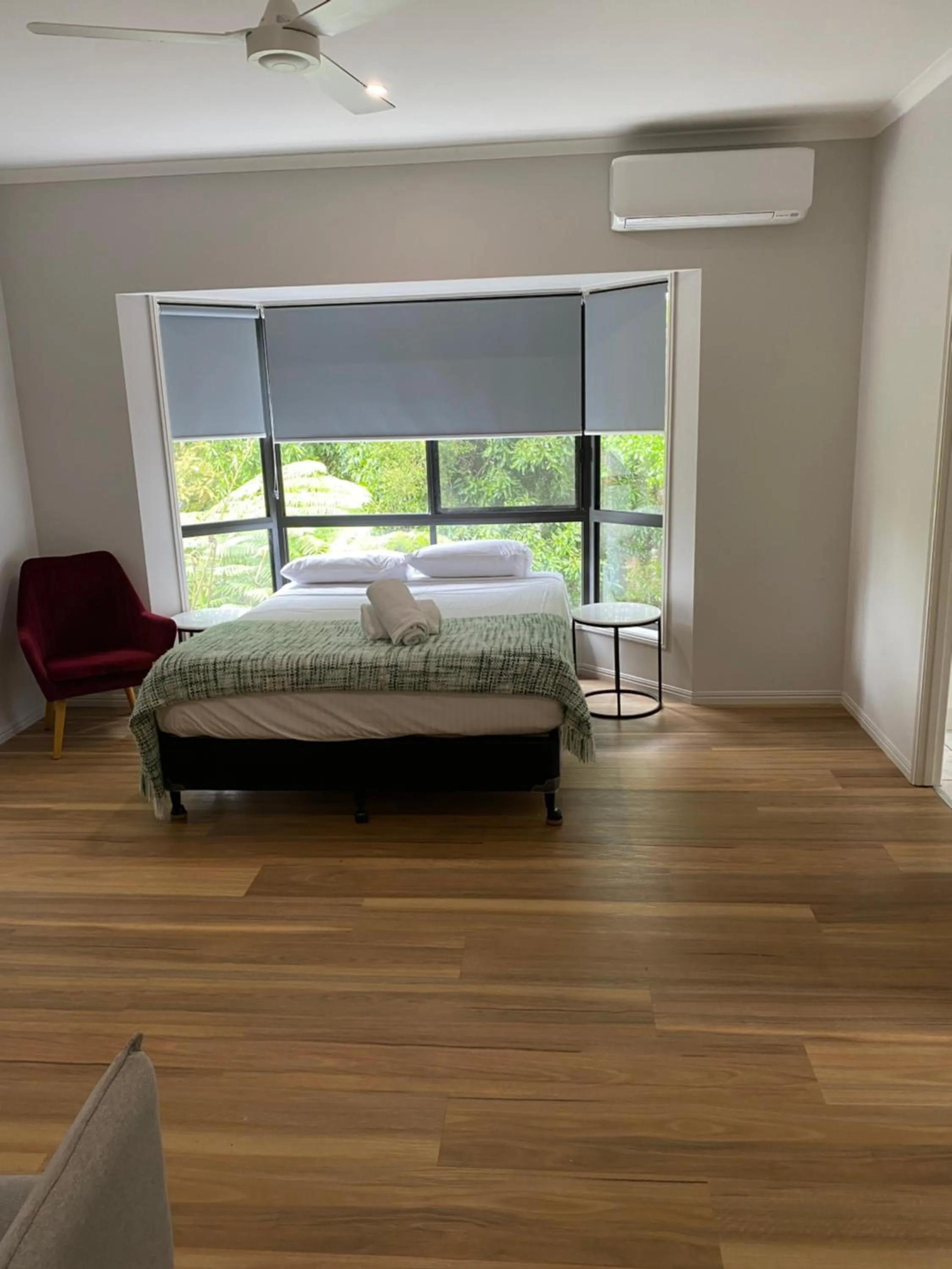 Bedroom, Bed in Koala Cabins Sunshine Coast