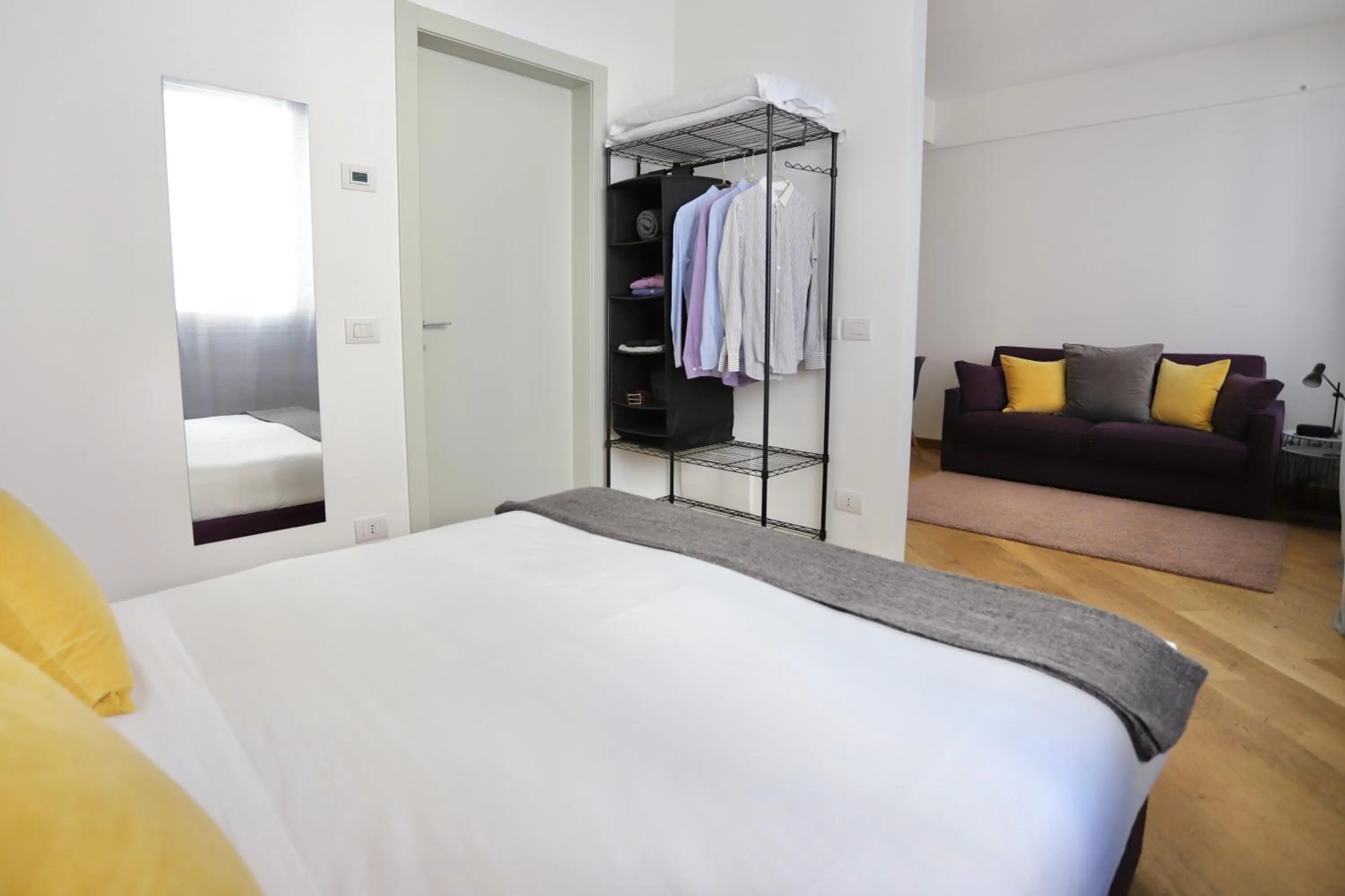 Bed in Palazzina B - Contemporary Studio