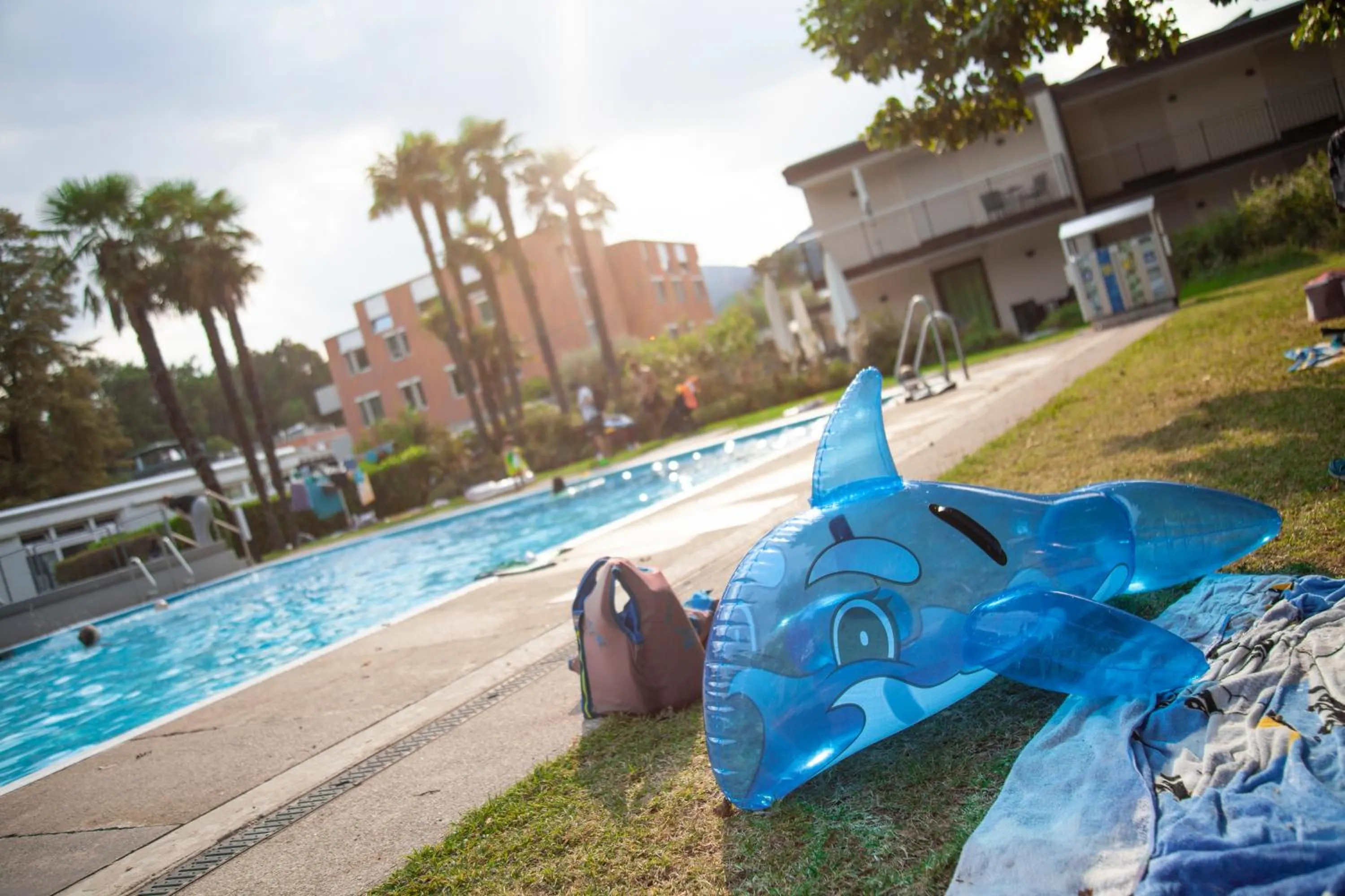 Pool view in Centro Magliaso