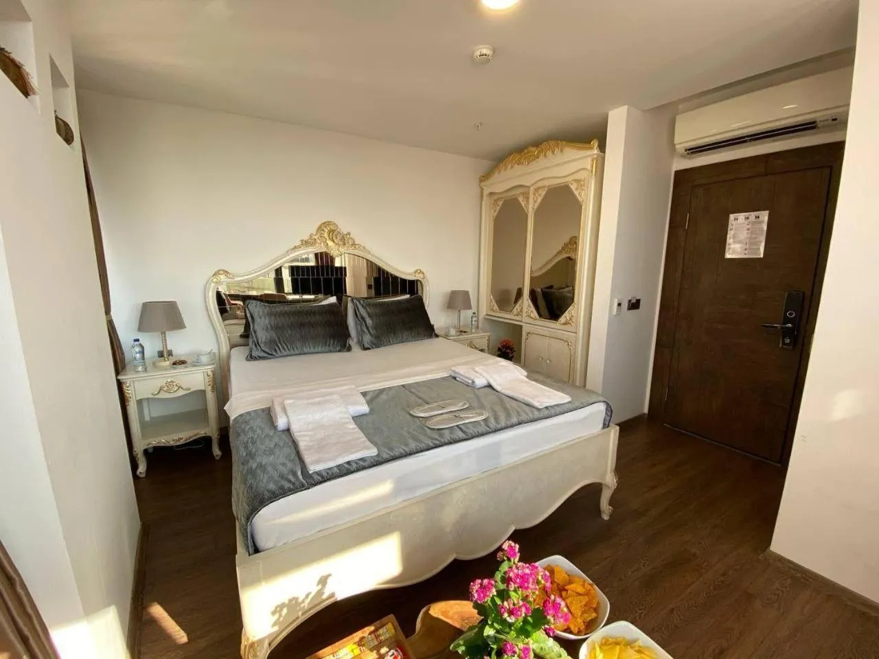 Bed in Pandora Hotel