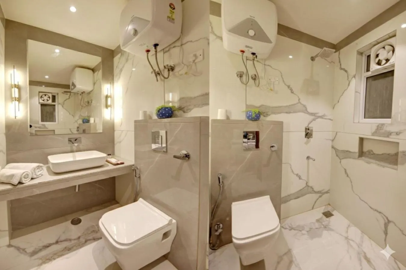 Bathroom in Hotel International Inn - Near Delhi Airport