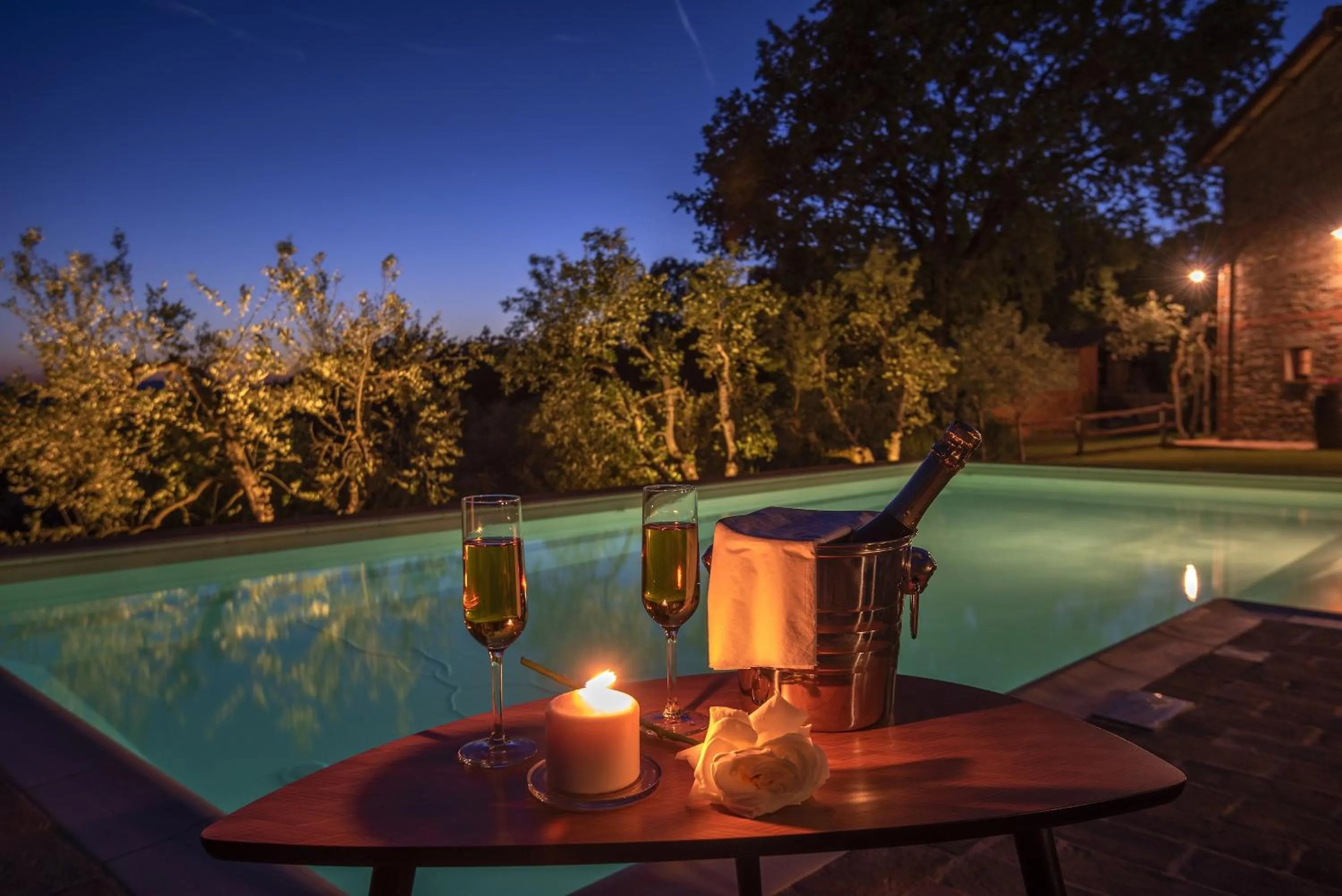 Swimming pool in B&B Country House Poggio Del Drago