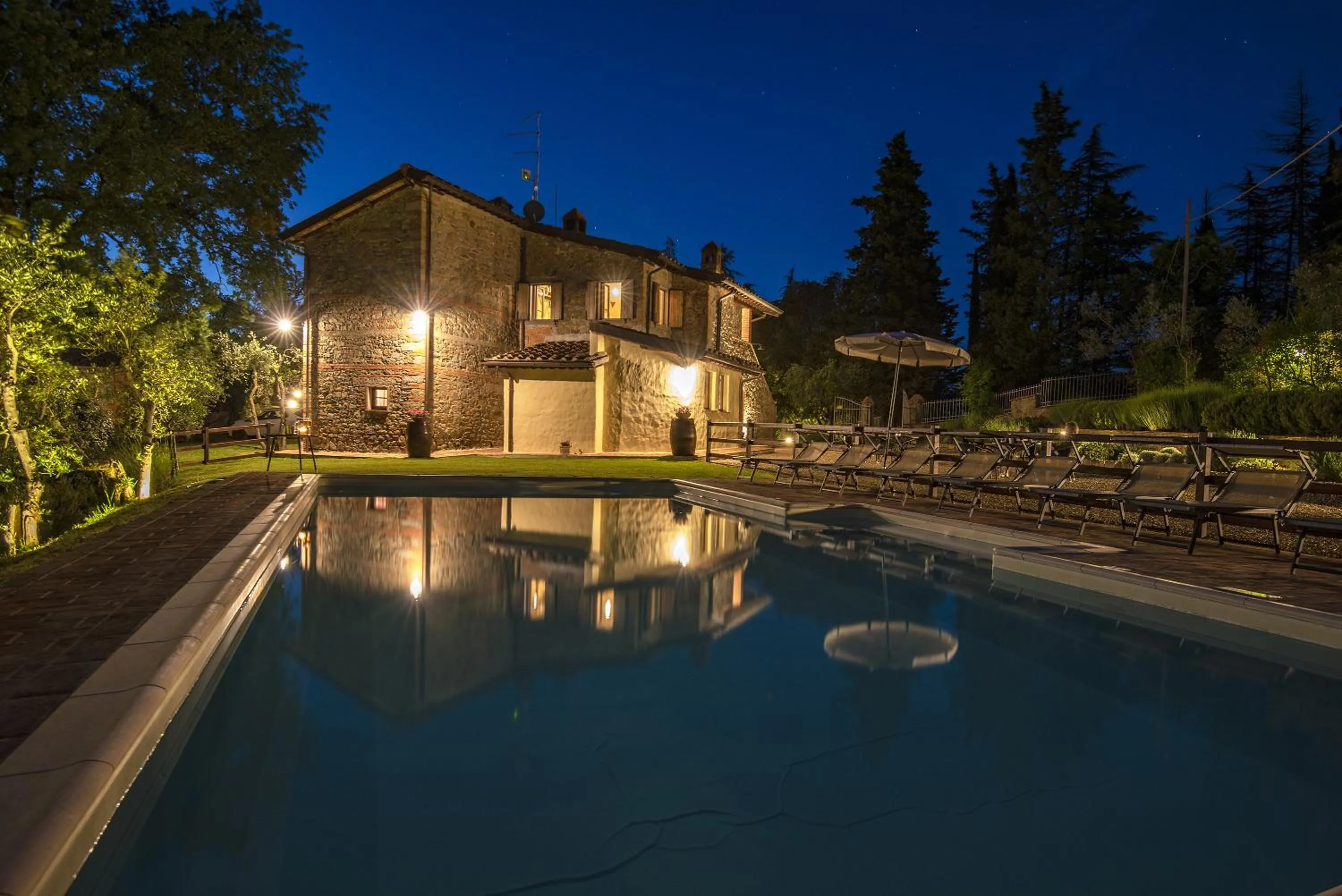Swimming pool in B&B Country House Poggio Del Drago
