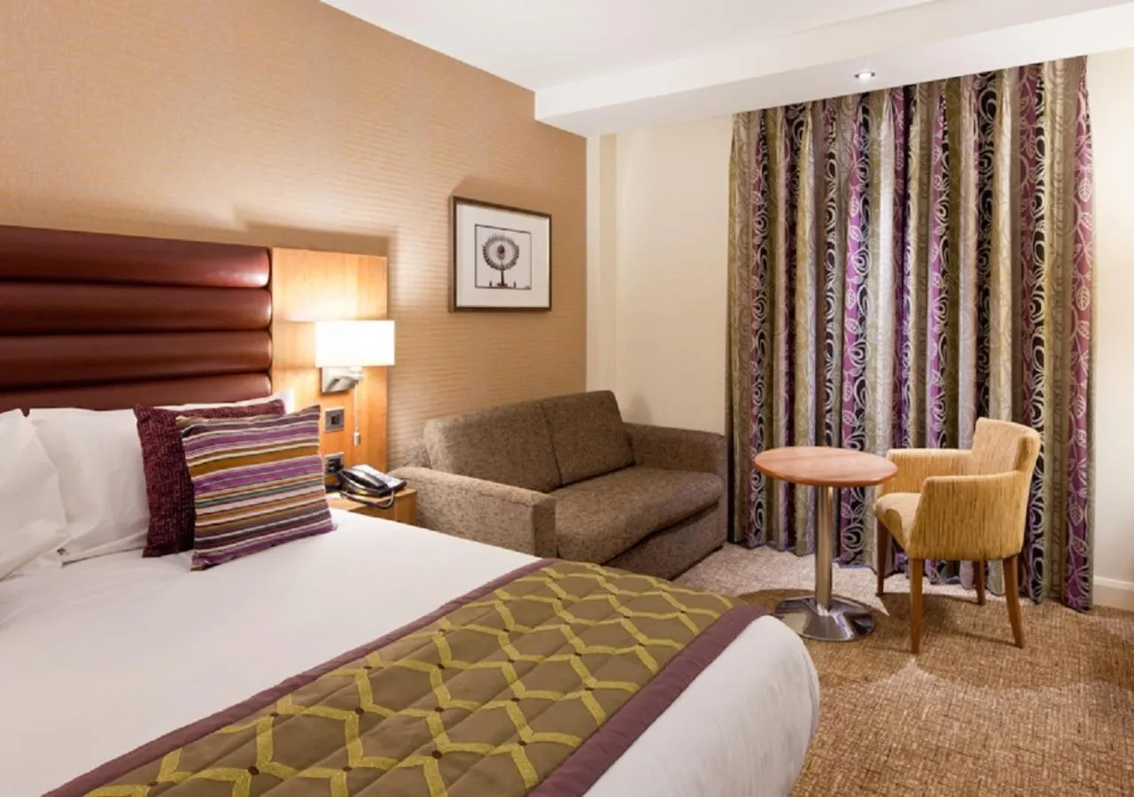 Bed in Drayton Manor Hotel