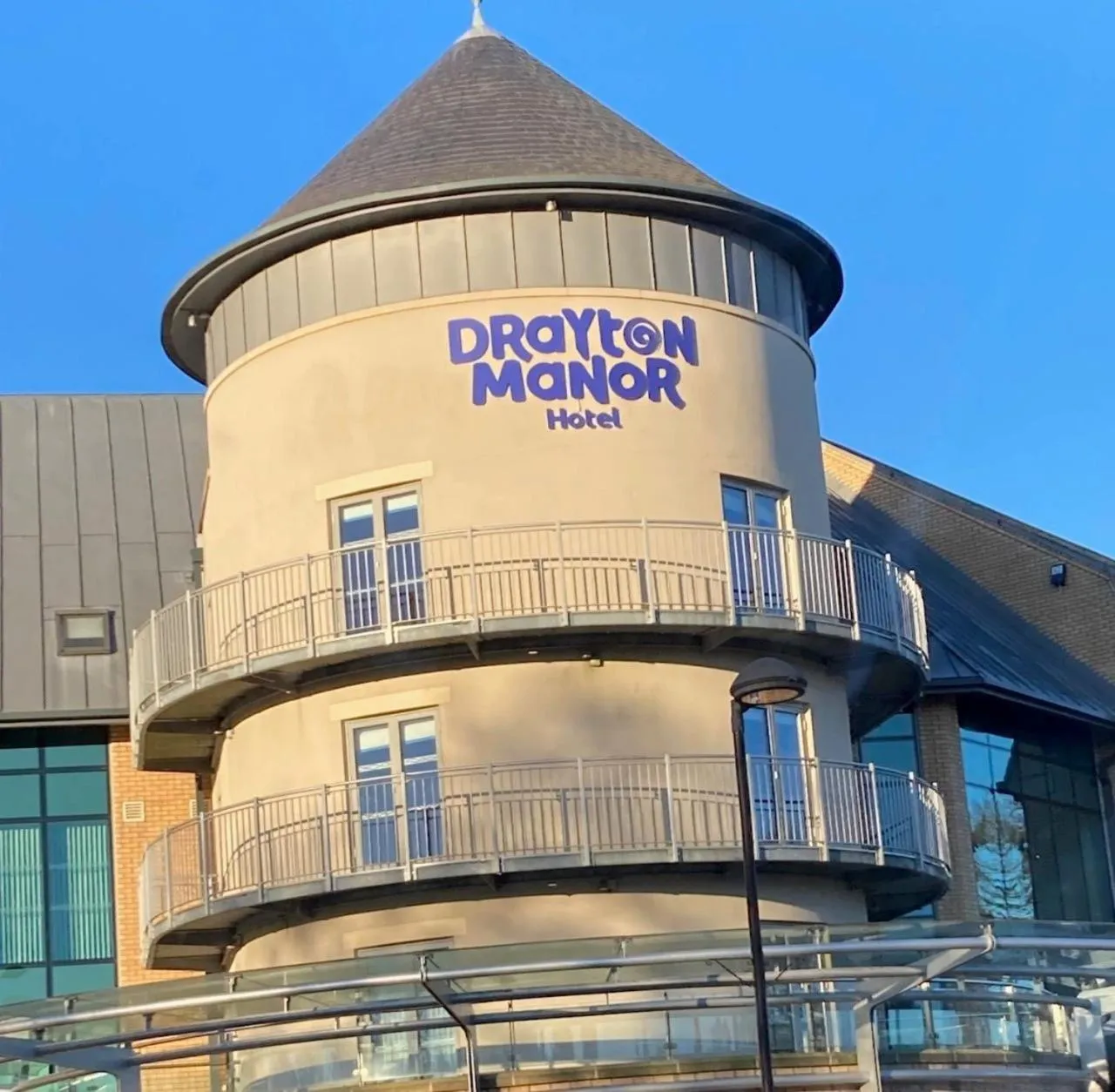 Property building in Drayton Manor Hotel