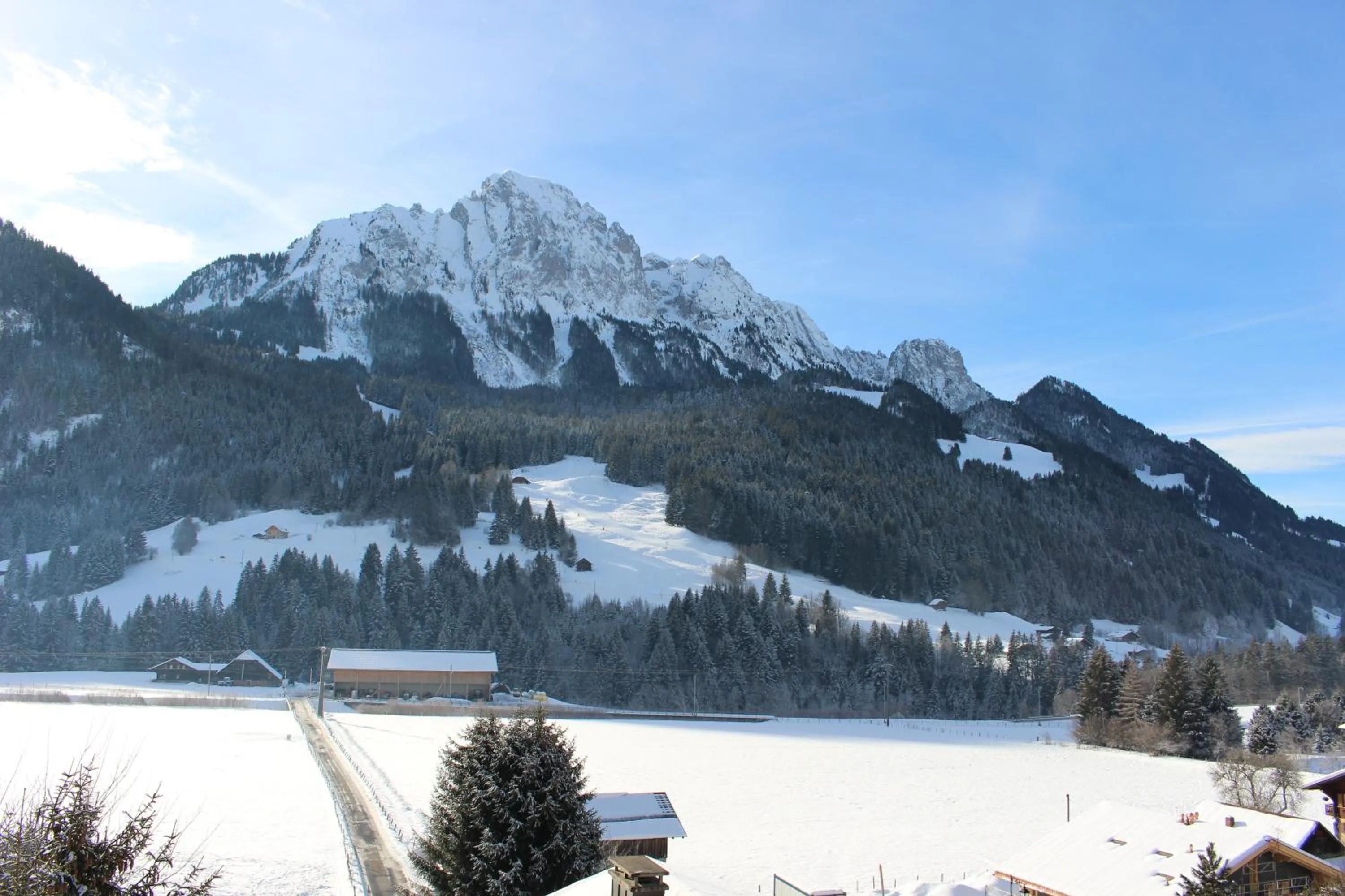 Mountain view in Appartement Le Roc