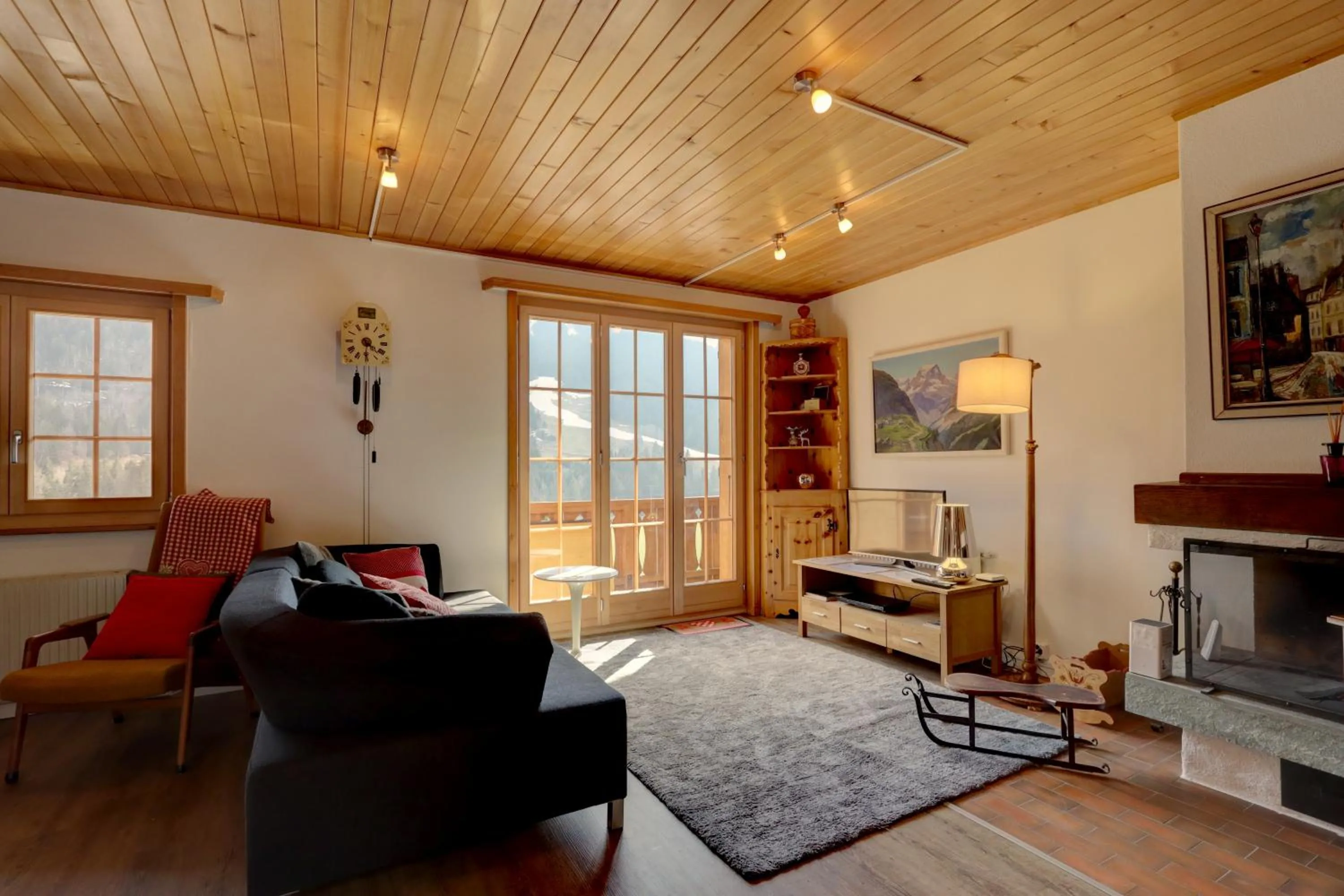 Living room in Appartement Le Roc