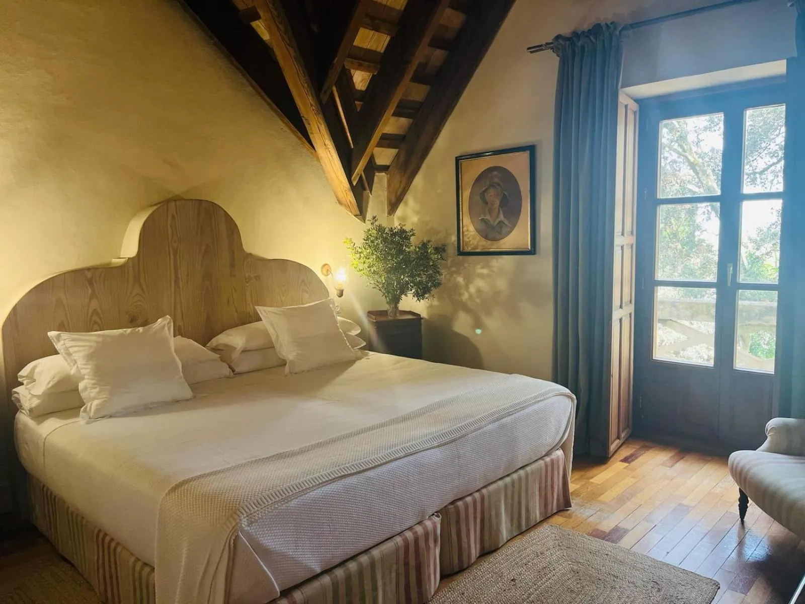 Bedroom, Bed in Casa Viña de Alcántara