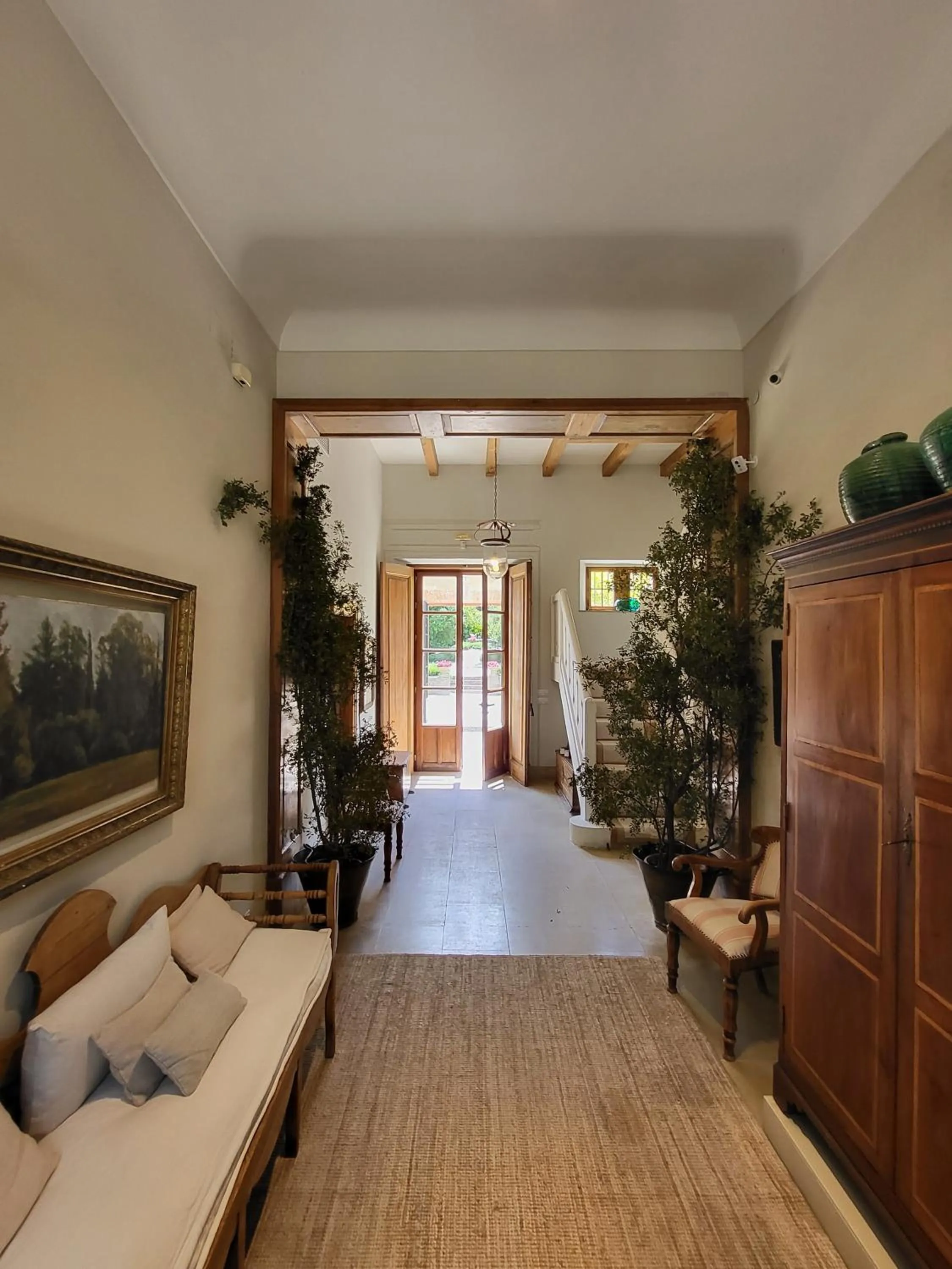 Lobby or reception, Bed in Casa Viña de Alcántara