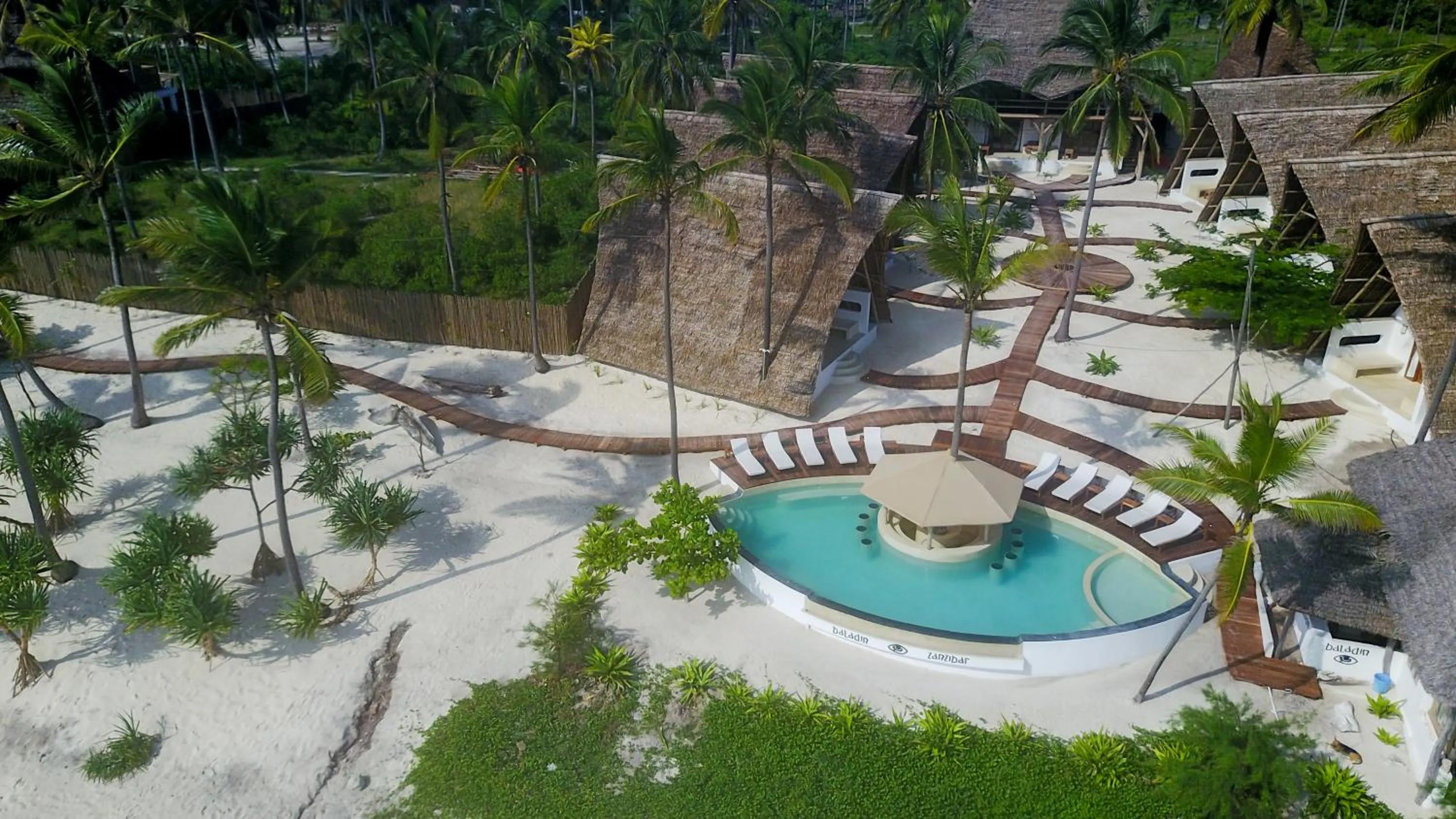 Bird's eye view in Baladin Zanzibar Beach Hotel