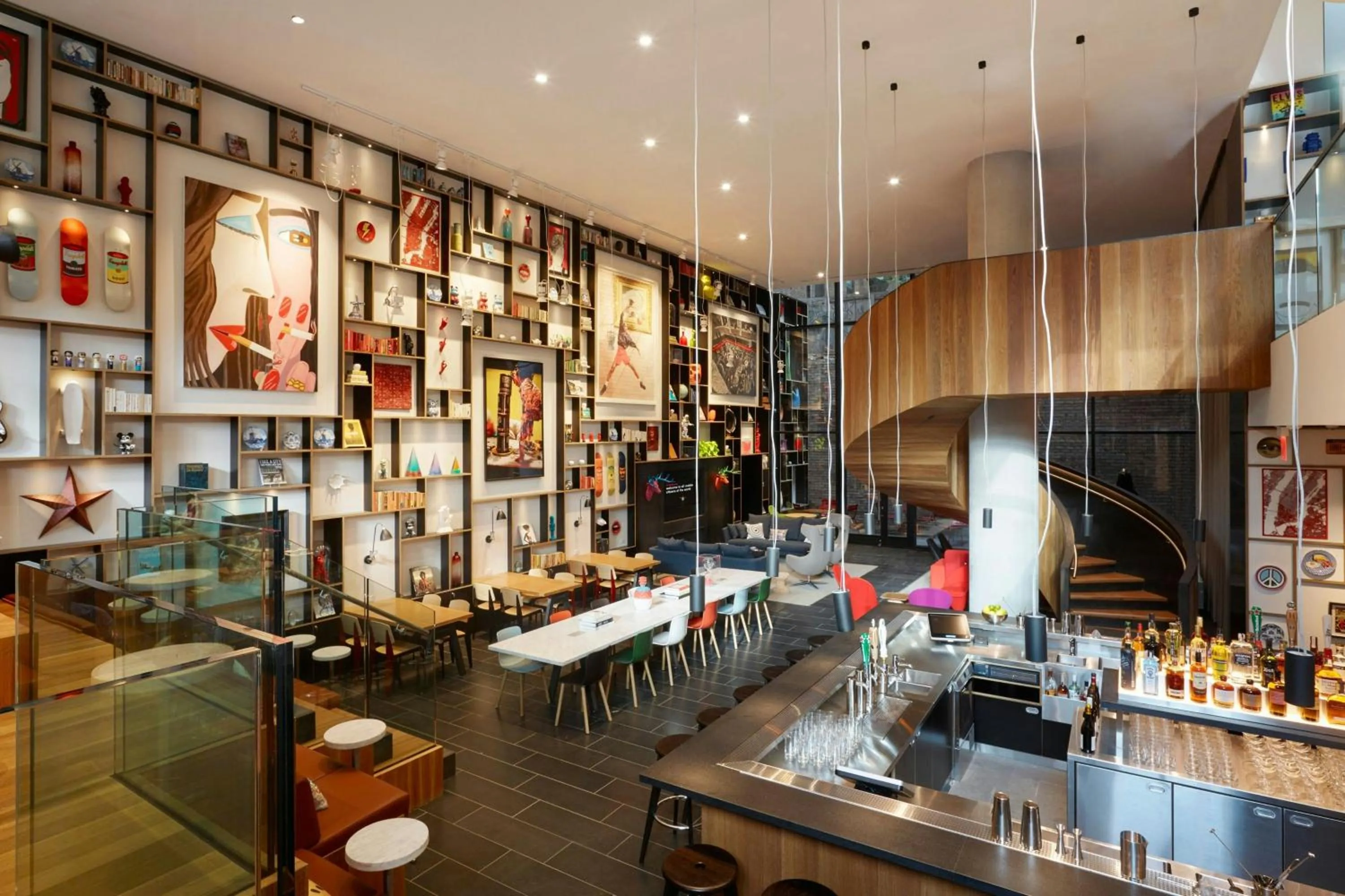 Lobby or reception in citizenM New York Bowery