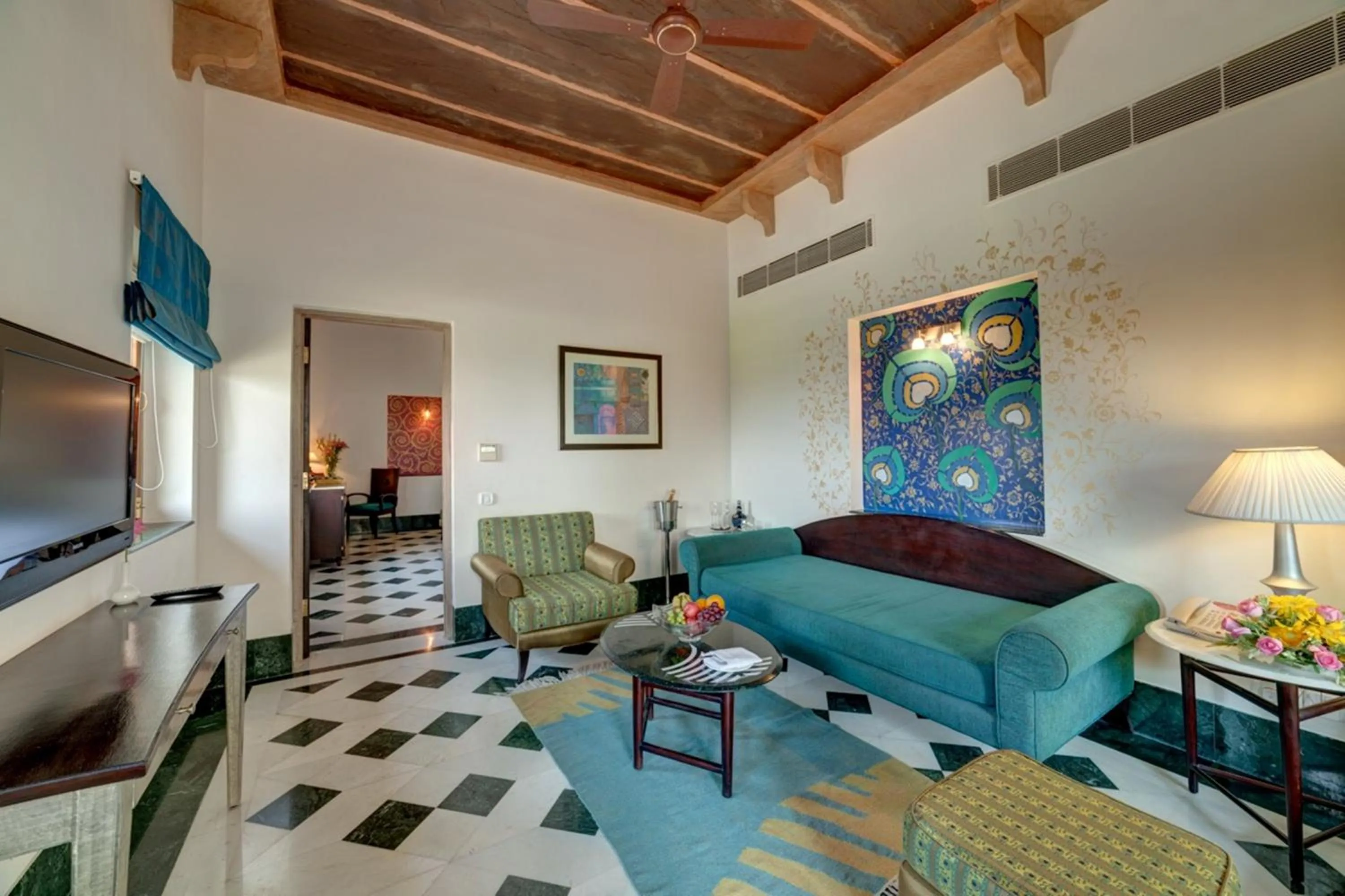 Living room in Ramada by Wyndham Udaipur Resort and Spa