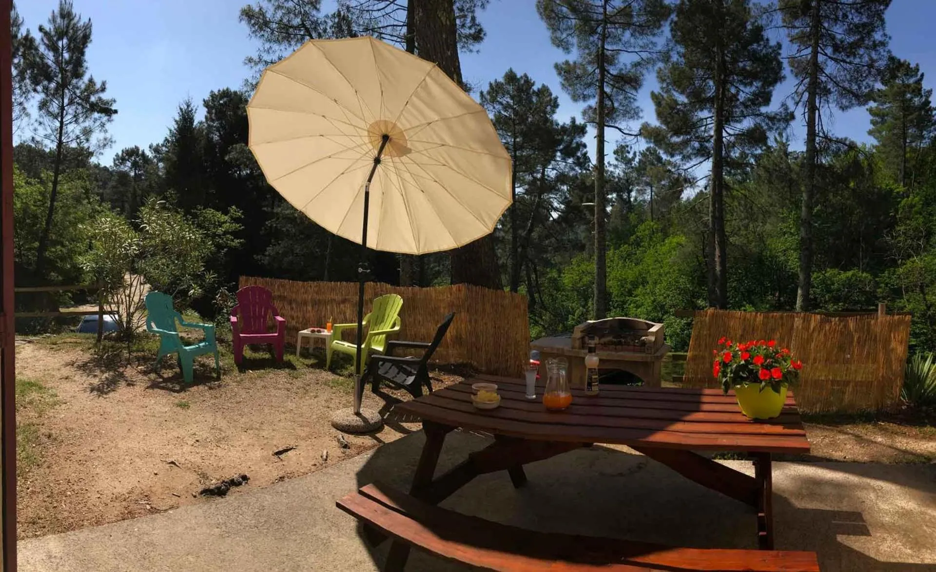 Patio in Domaine de Ravel Ushuaïa Villages
