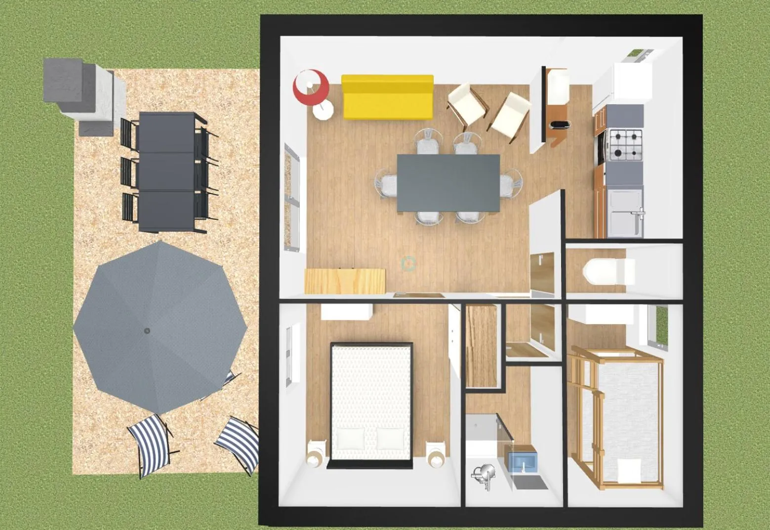 Floor plan in Domaine de Ravel Ushuaïa Villages