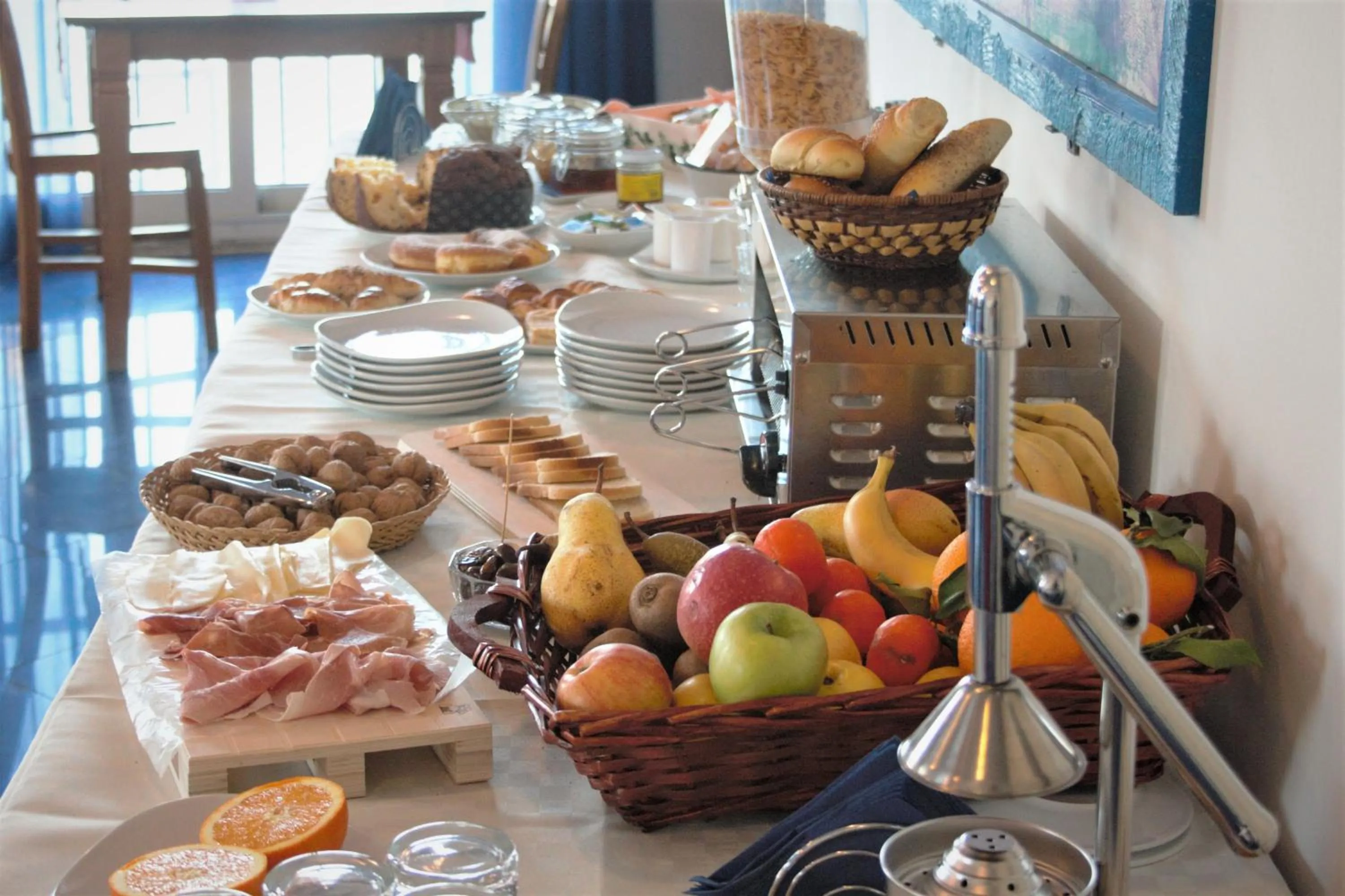 Buffet breakfast in Blue Moon Hotel