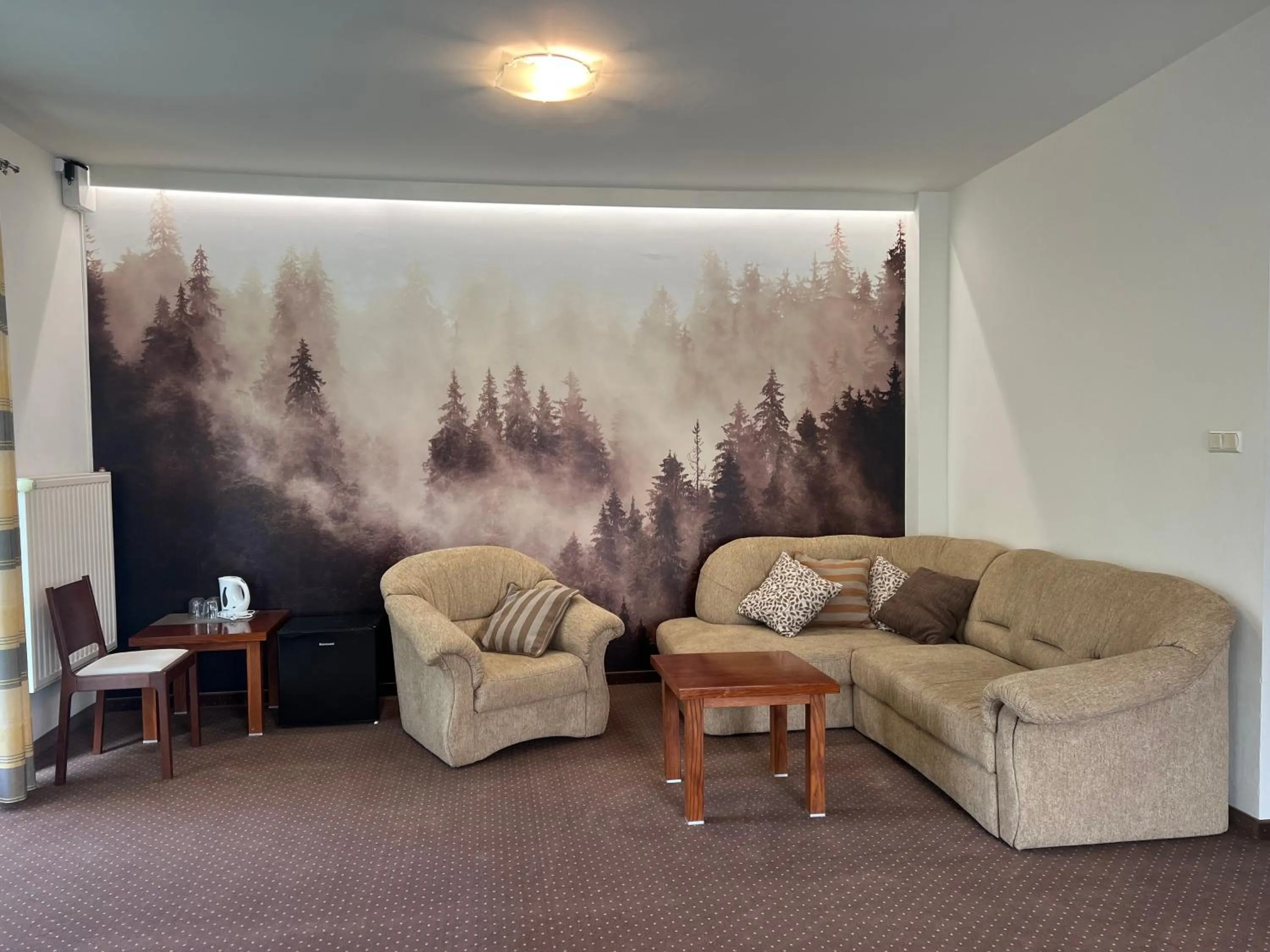 Seating area in Willa Halka