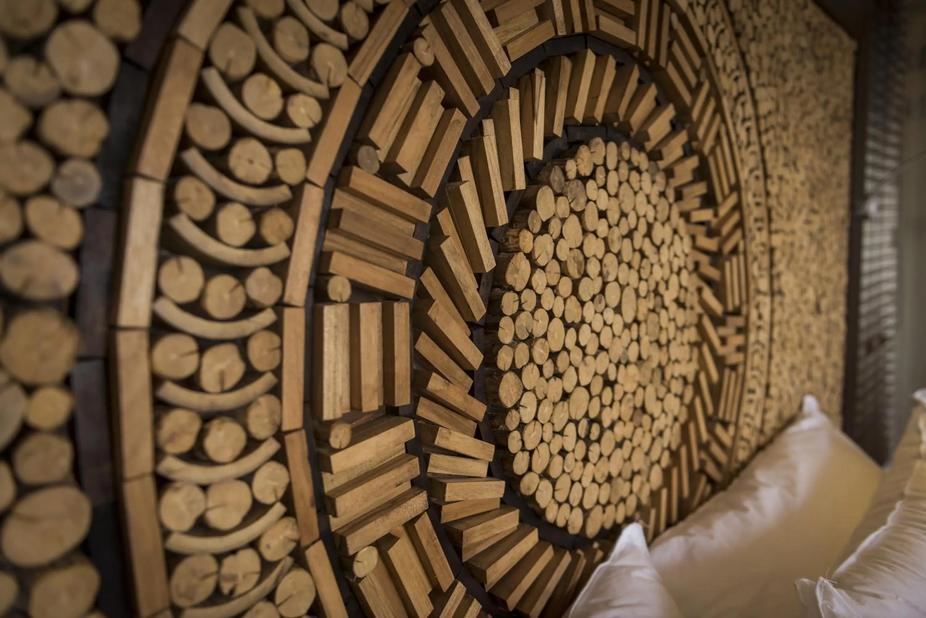 Decorative detail in Origins Lodge