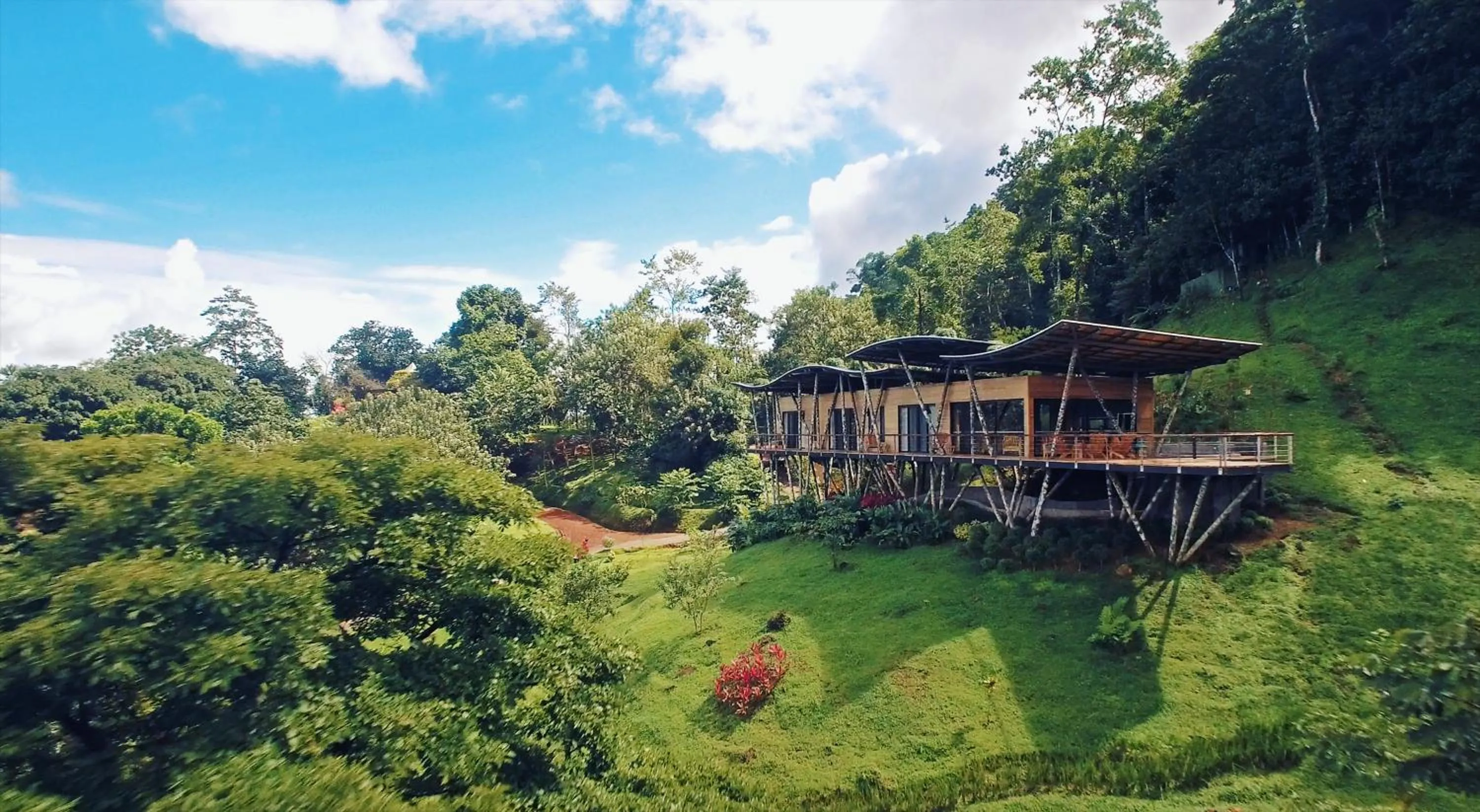 Bird's eye view in Origins Lodge