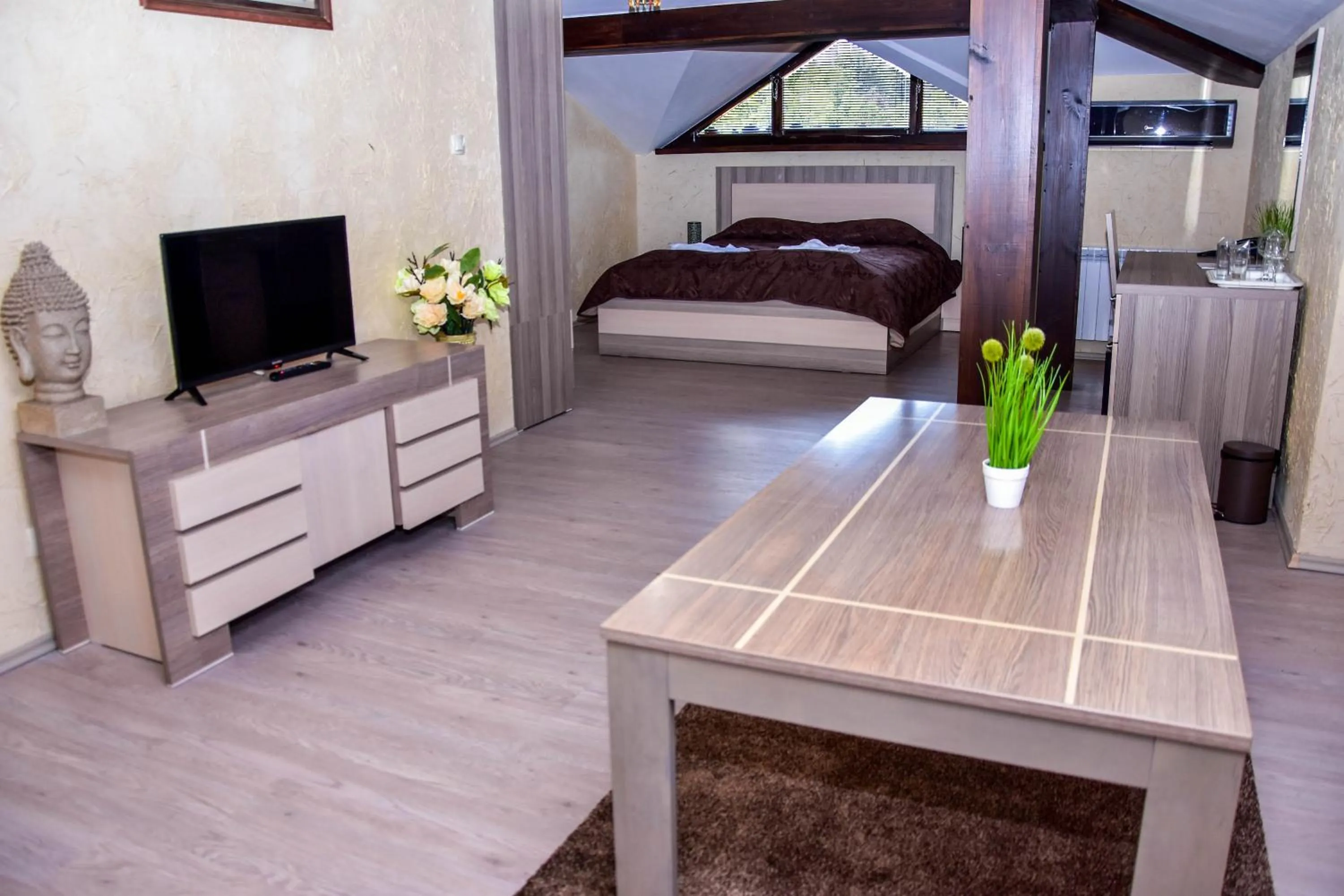 Bed in Hotel Izvora 2