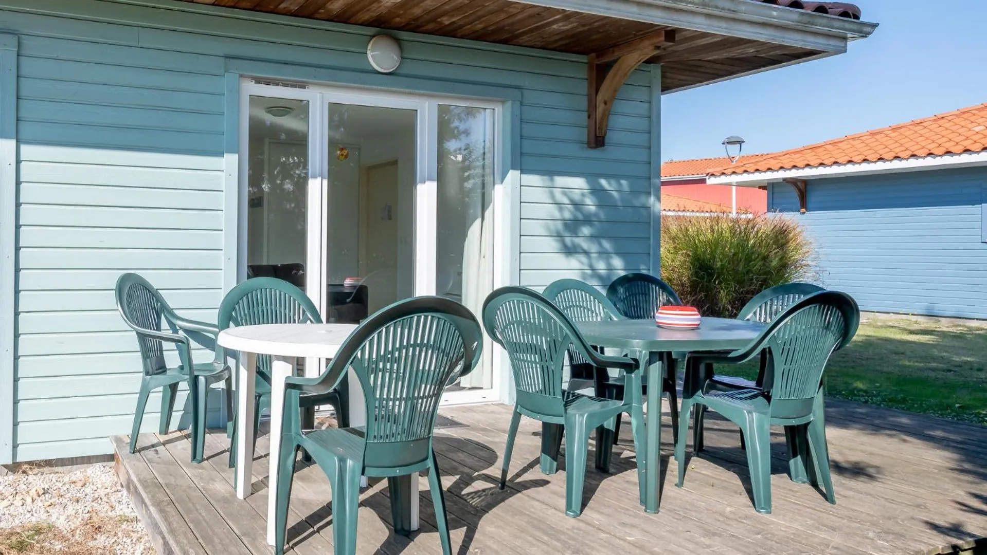 Patio in Vacancéole - Le Domaine des Grands Lacs