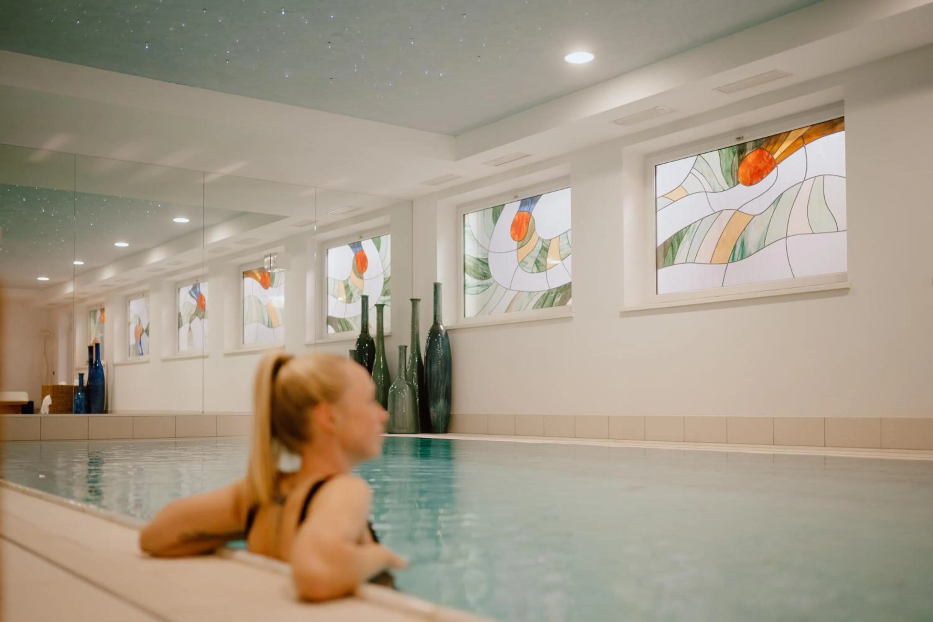 Swimming pool in Arthotel Gratschwirt