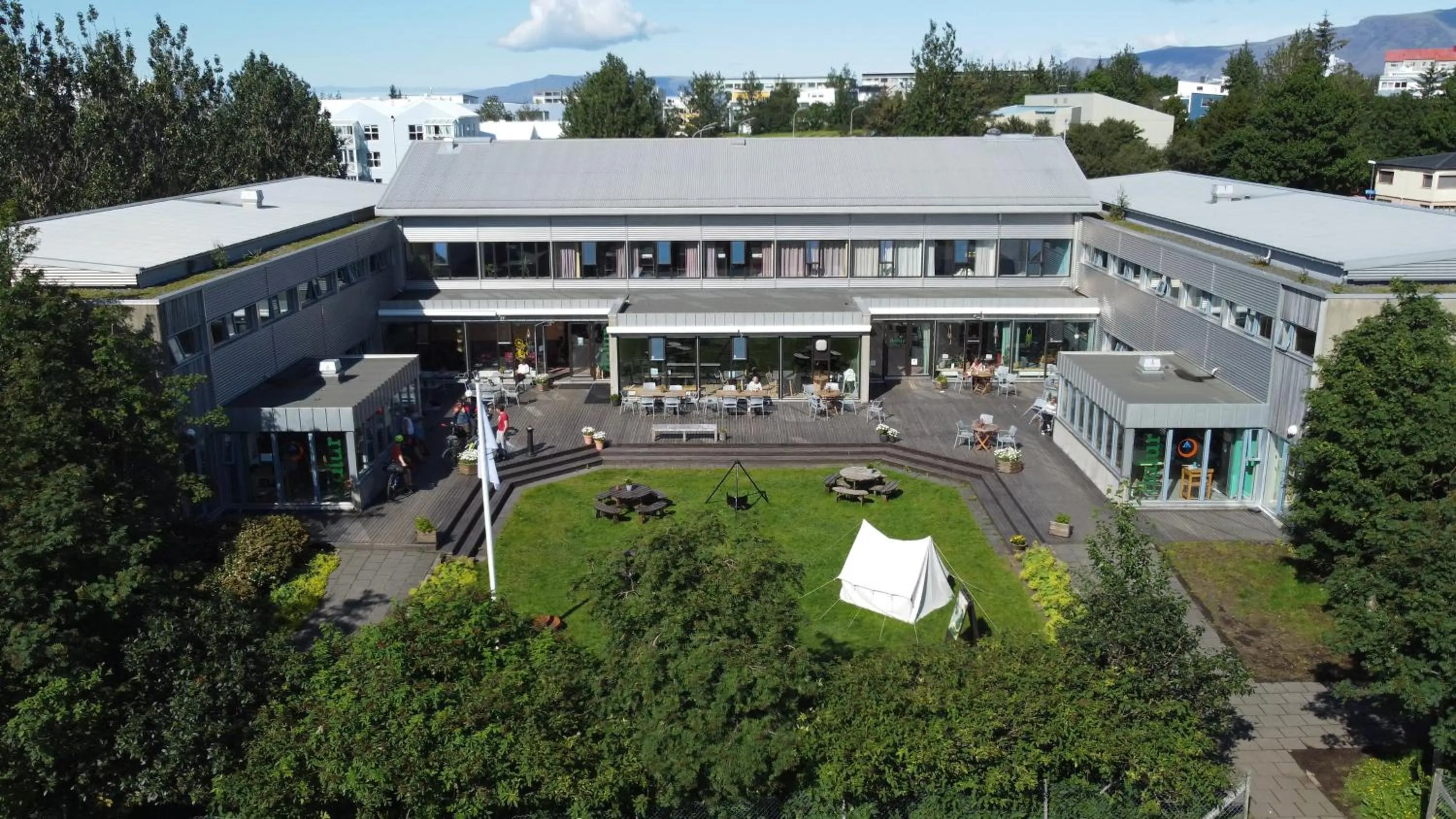 Facade/entrance in Dalur - HI Eco Hostel