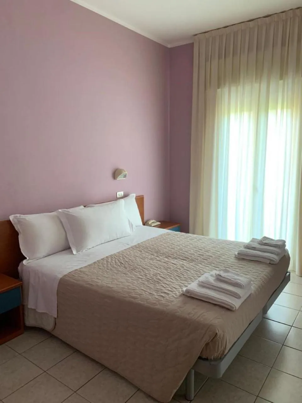 Bed in Hotel President