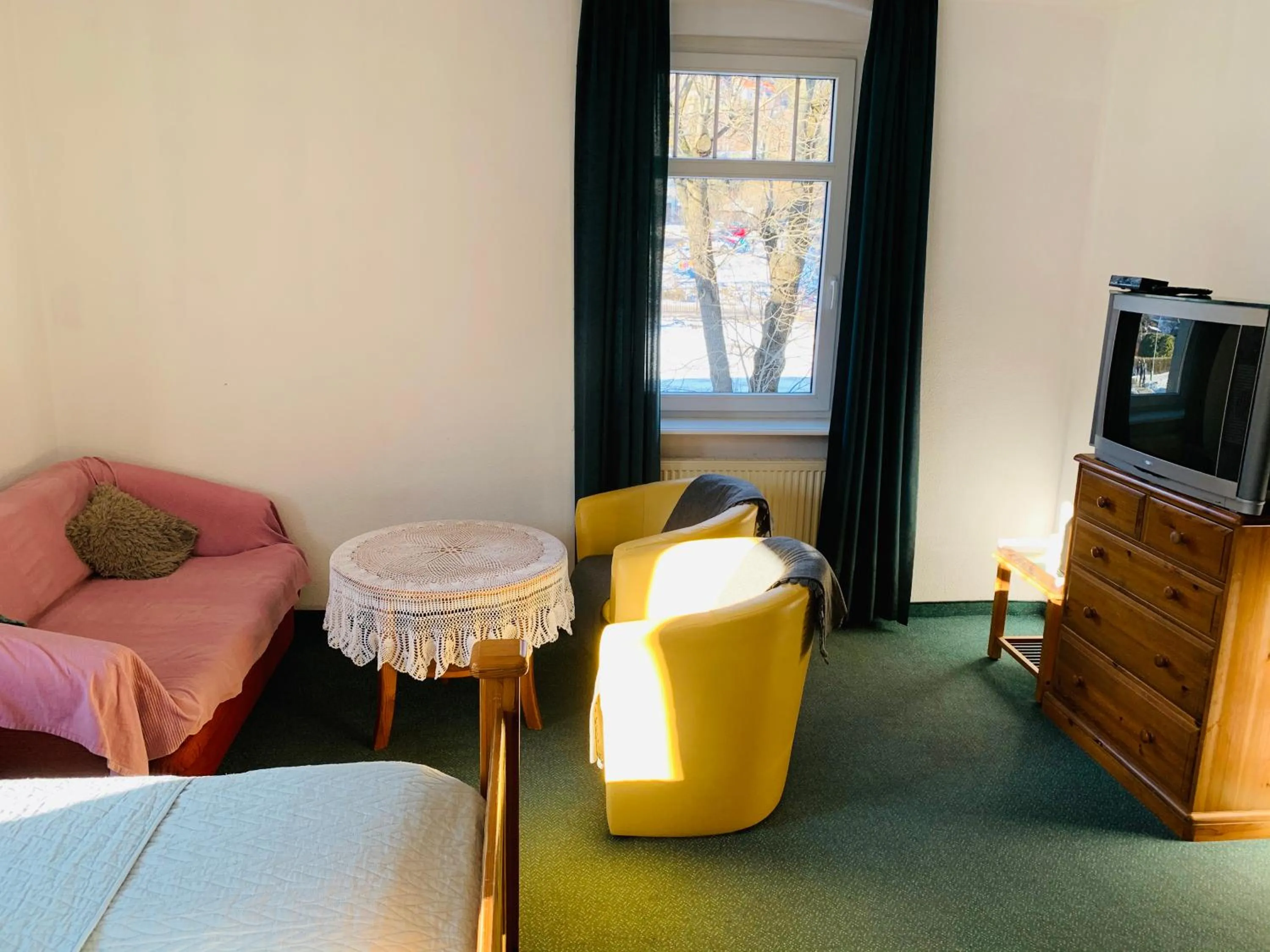 Seating area in Willa Pod Wieżami