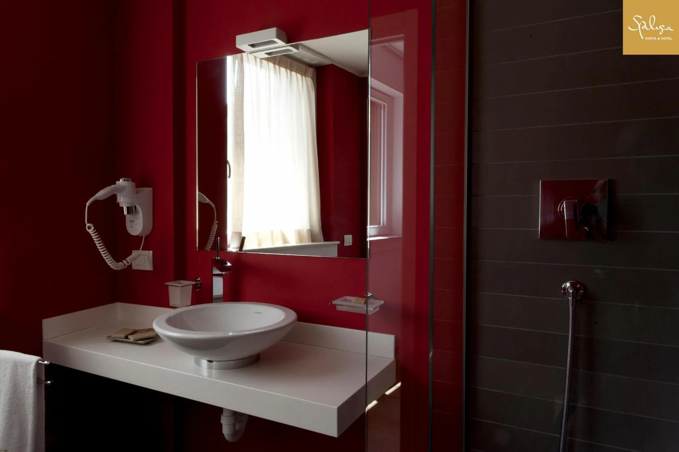 Bathroom in Spluga Sosta & Hotel