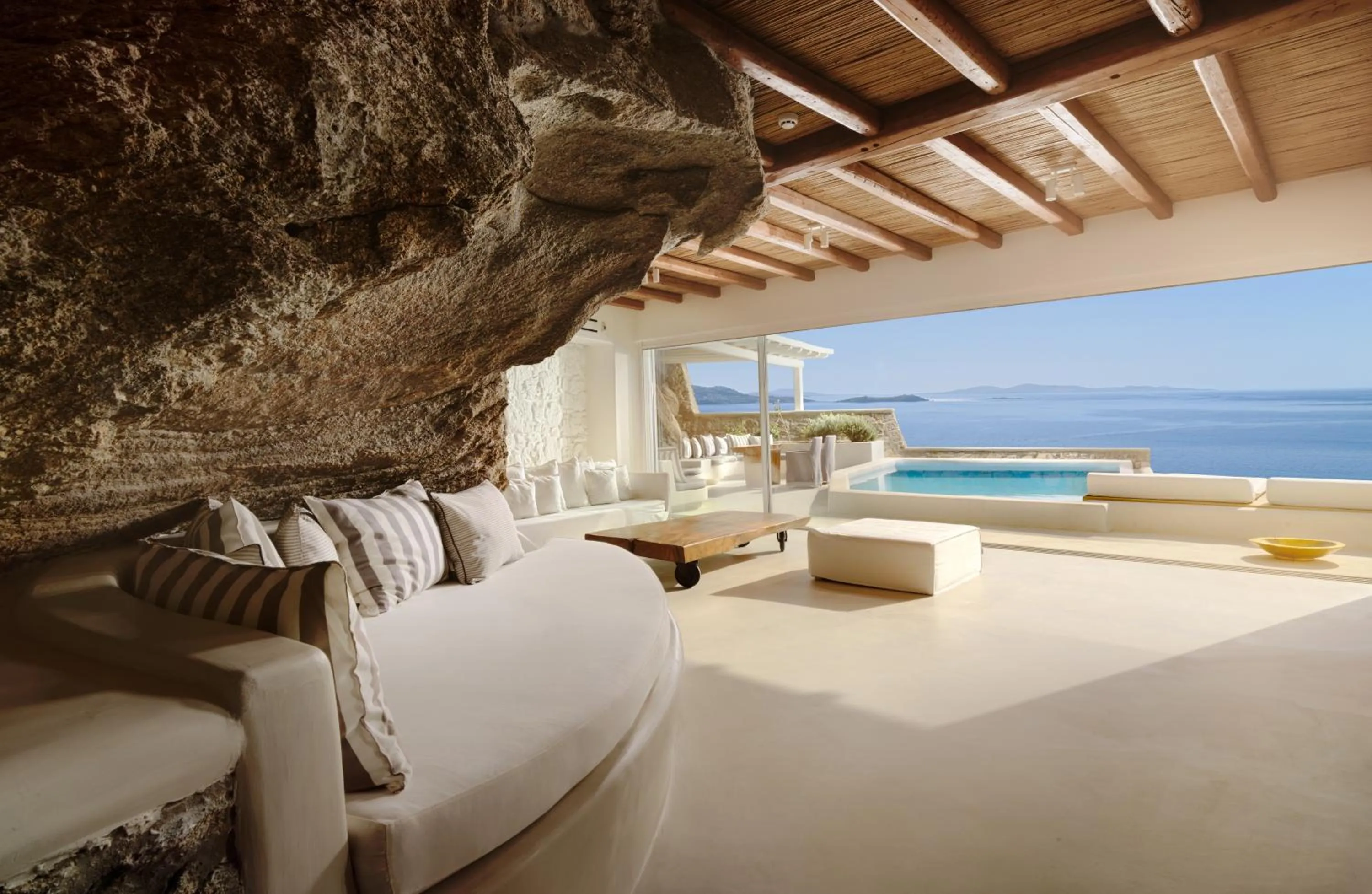 Patio in Cavo Tagoo Mykonos