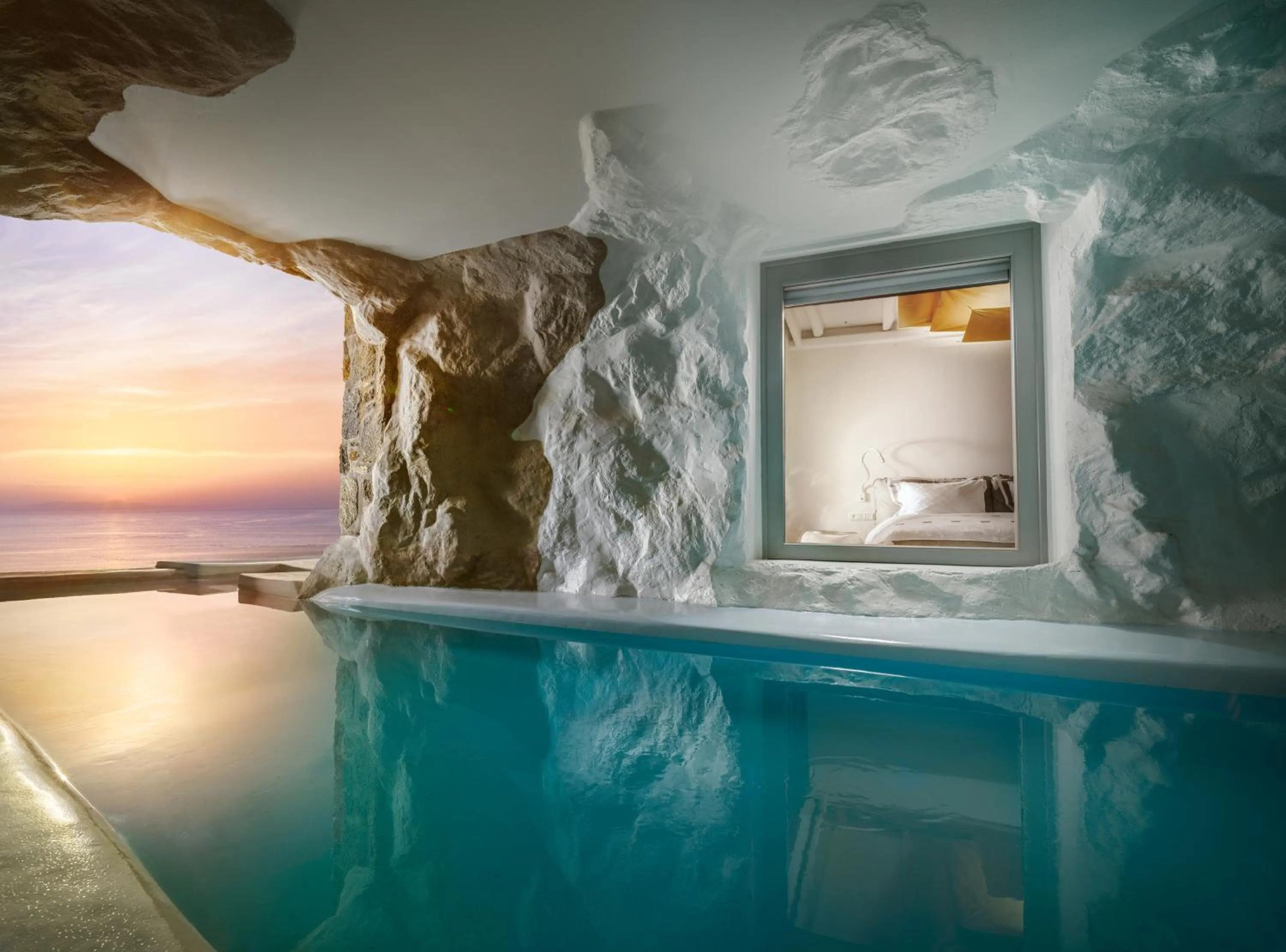 Natural landscape in Cavo Tagoo Mykonos