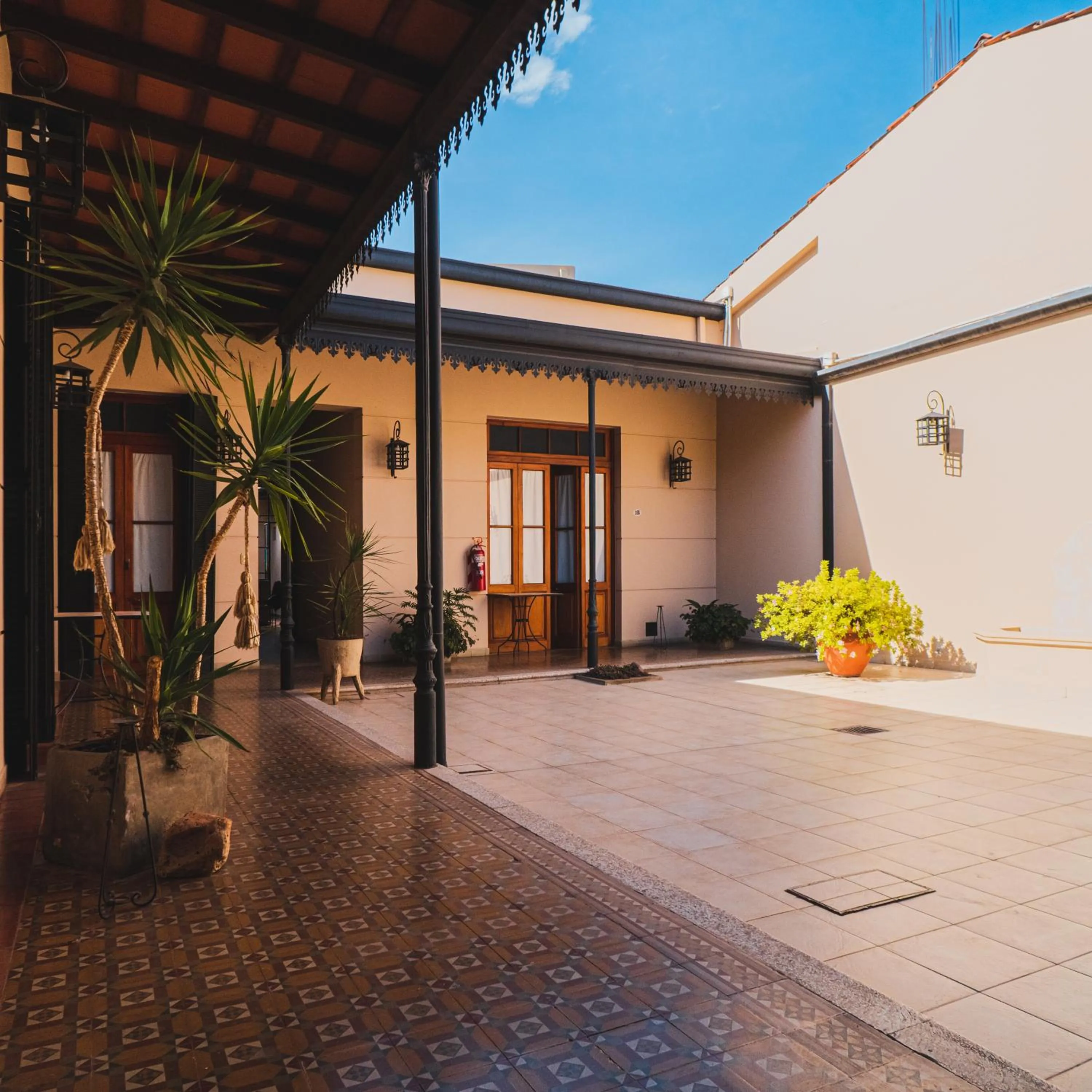 Patio in El Arribo Hotel