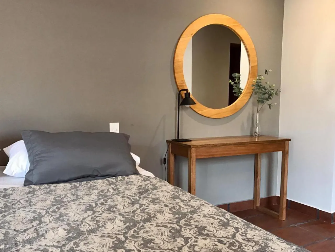 Bed in El Arribo Hotel