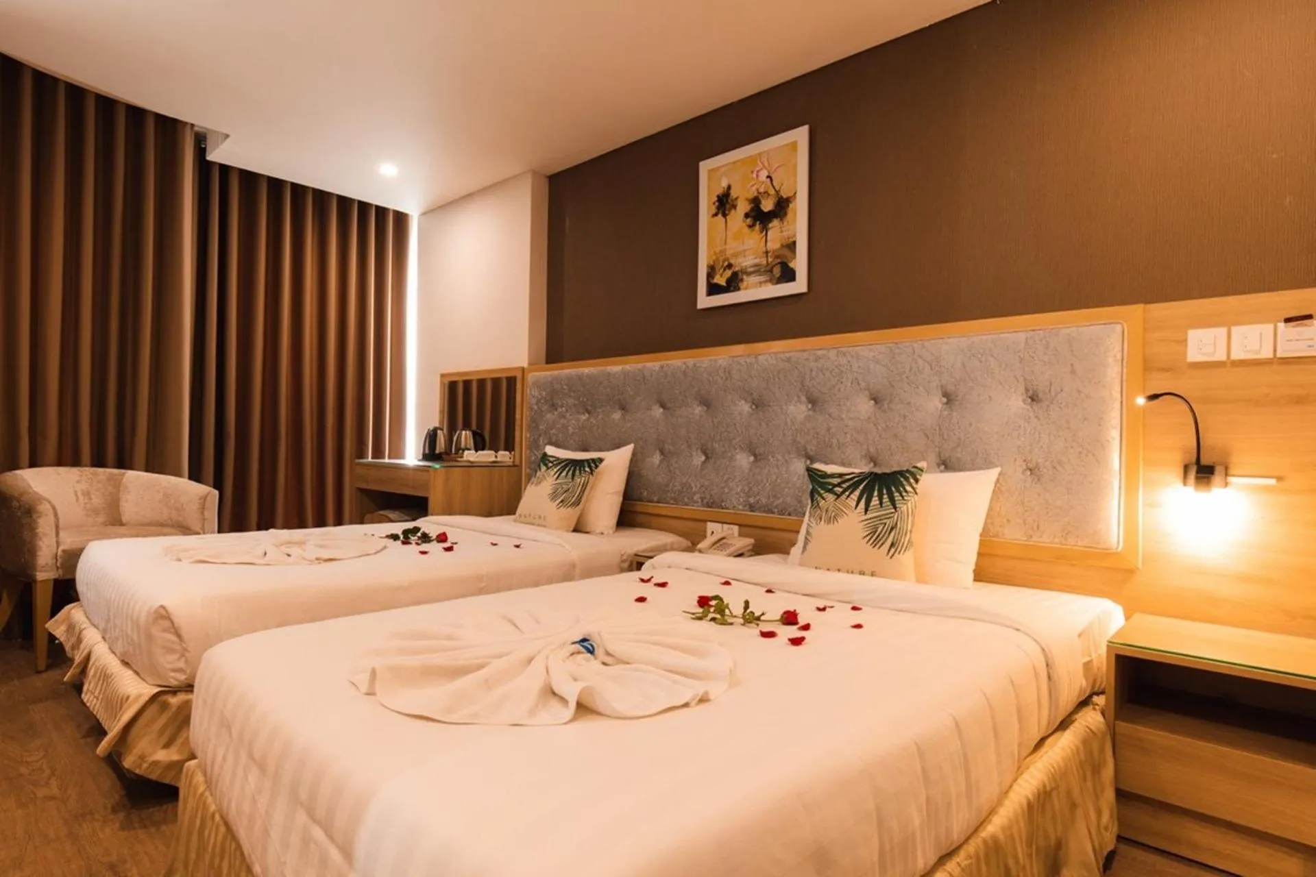 Bedroom, Bed in My Villa Hotel - Airport