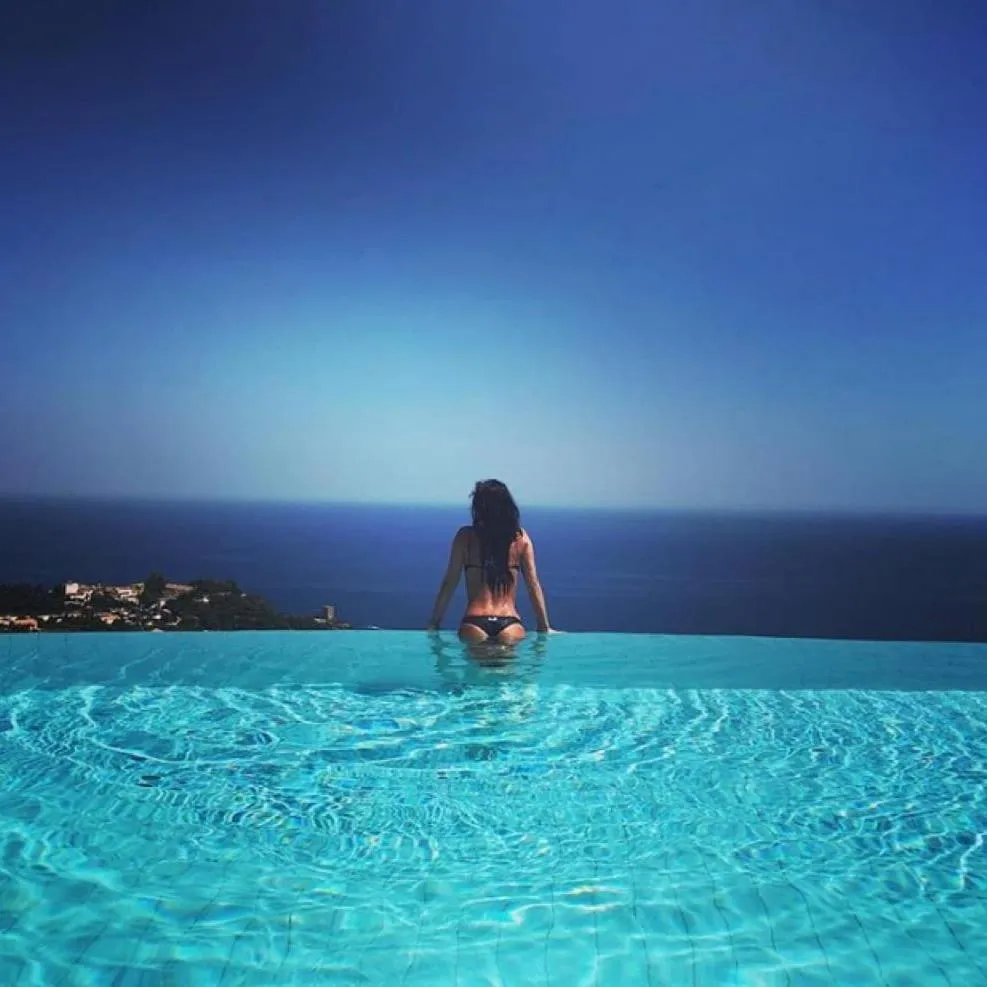 Pool view in Hotel Antica Cascina Del Golfo