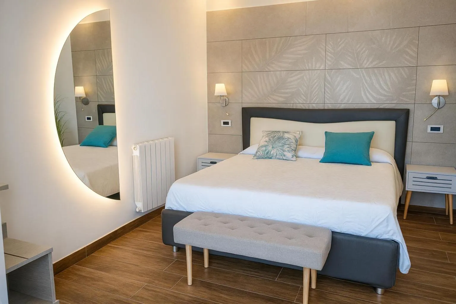 Bed in Hotel Antica Cascina Del Golfo