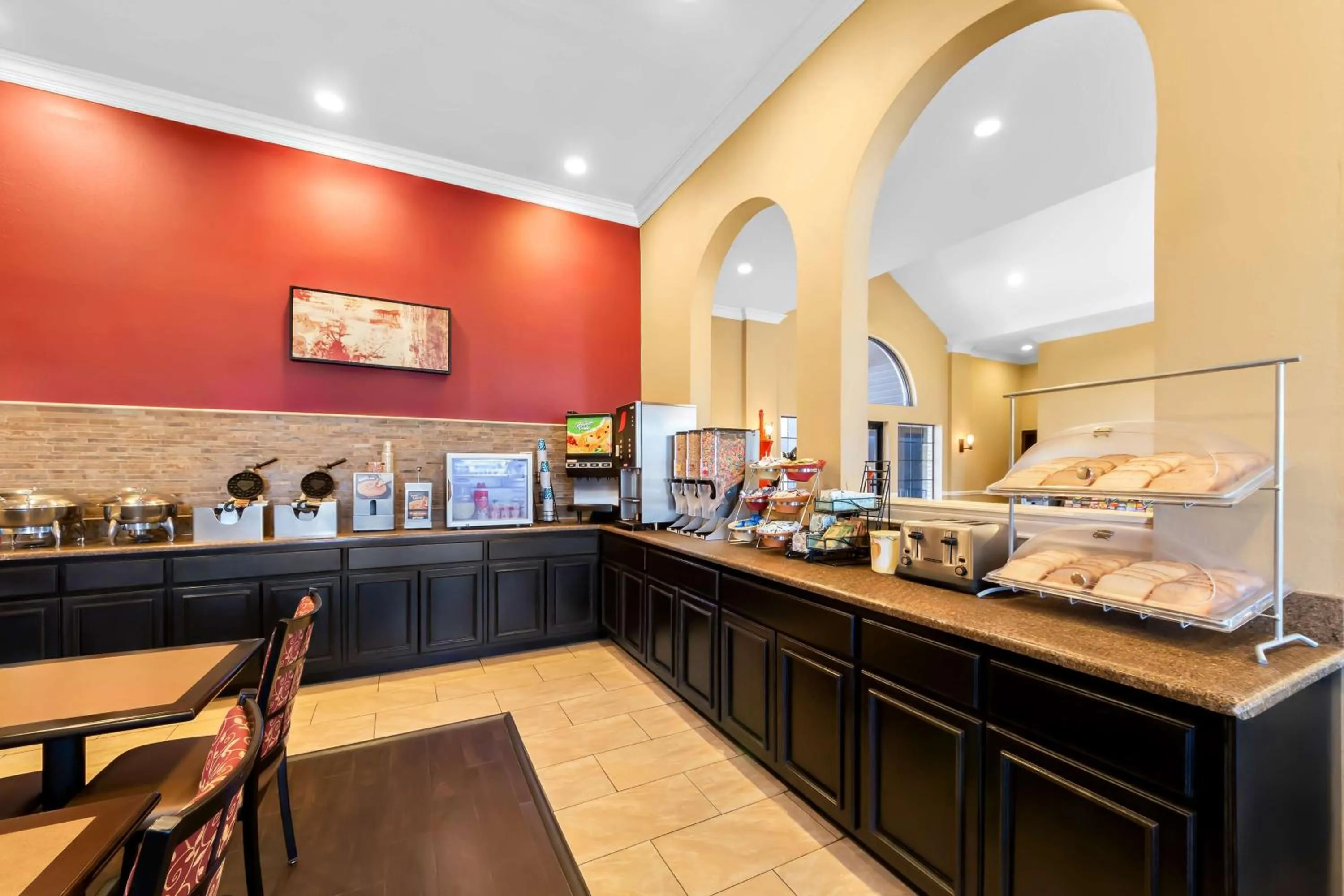 Breakfast in SureStay Plus by Best Western San Antonio Fiesta Inn