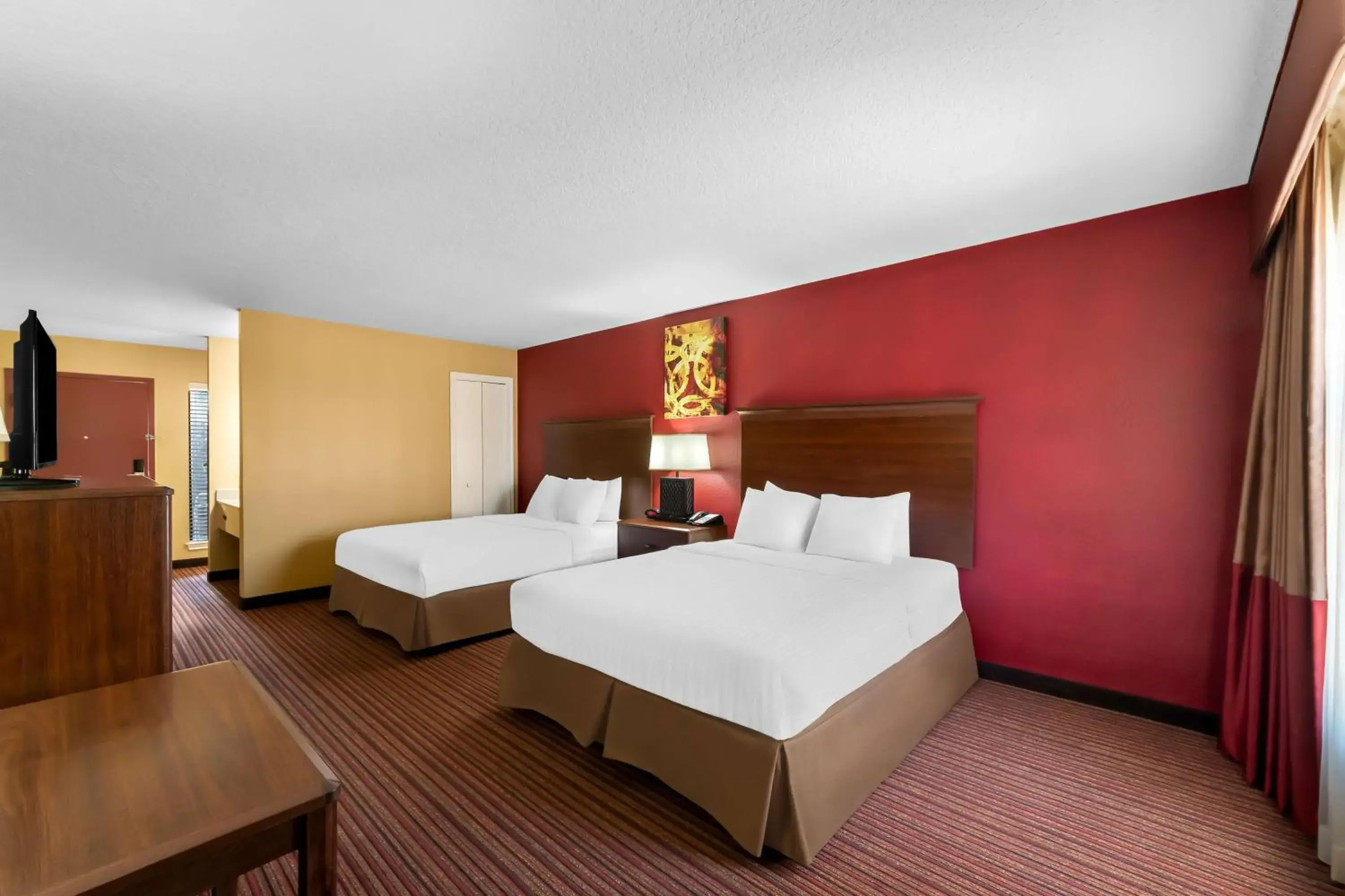 Queen Room with Two Queen Beds - Non-Smoking in SureStay Plus by Best Western San Antonio Fiesta Inn Queen Room with Two Queen Beds - Non-Smoking in SureStay Plus by Best Western San Antonio Fiesta Inn