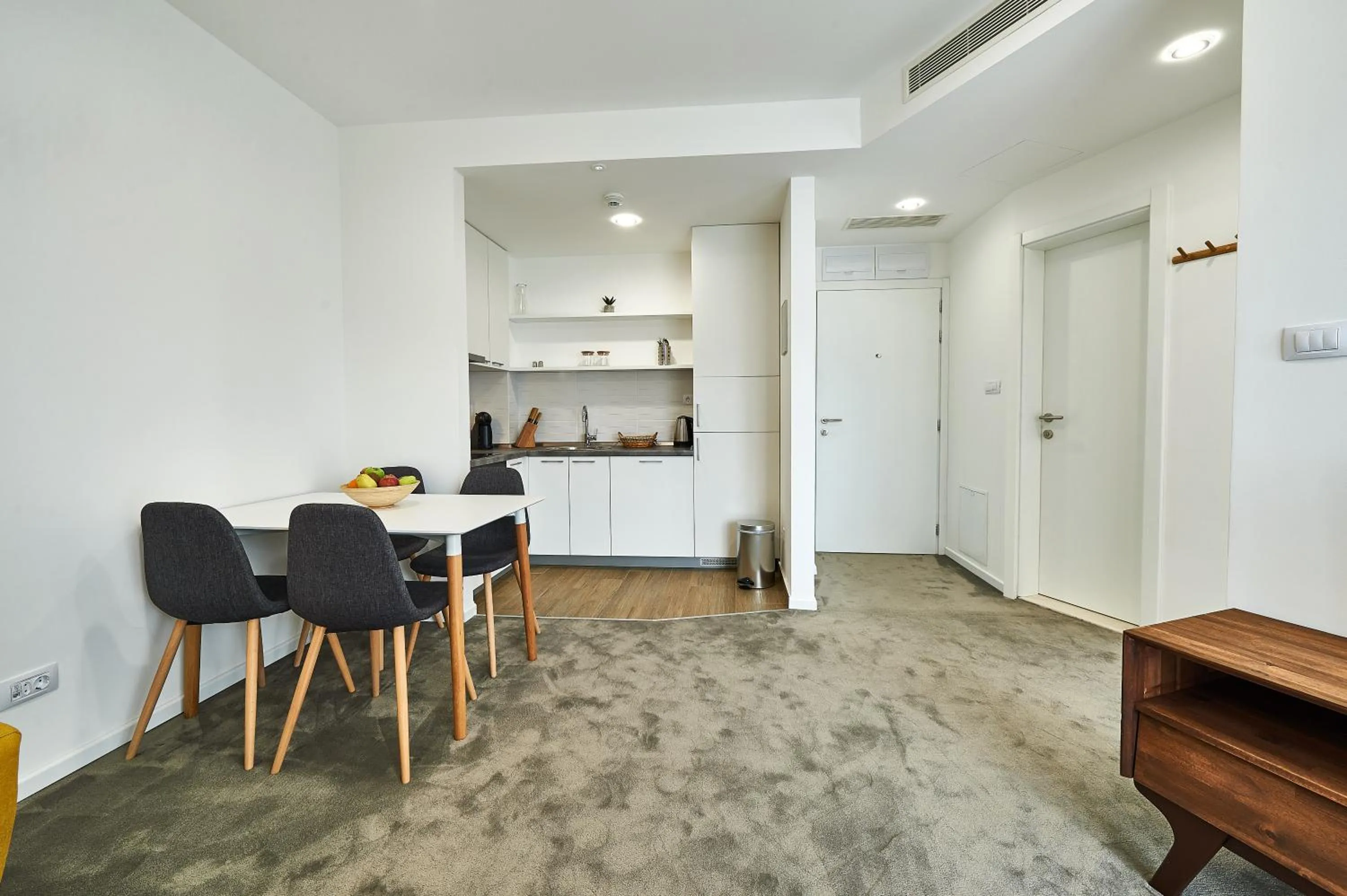 Kitchen or kitchenette in Perla Residence Hotel & SPA