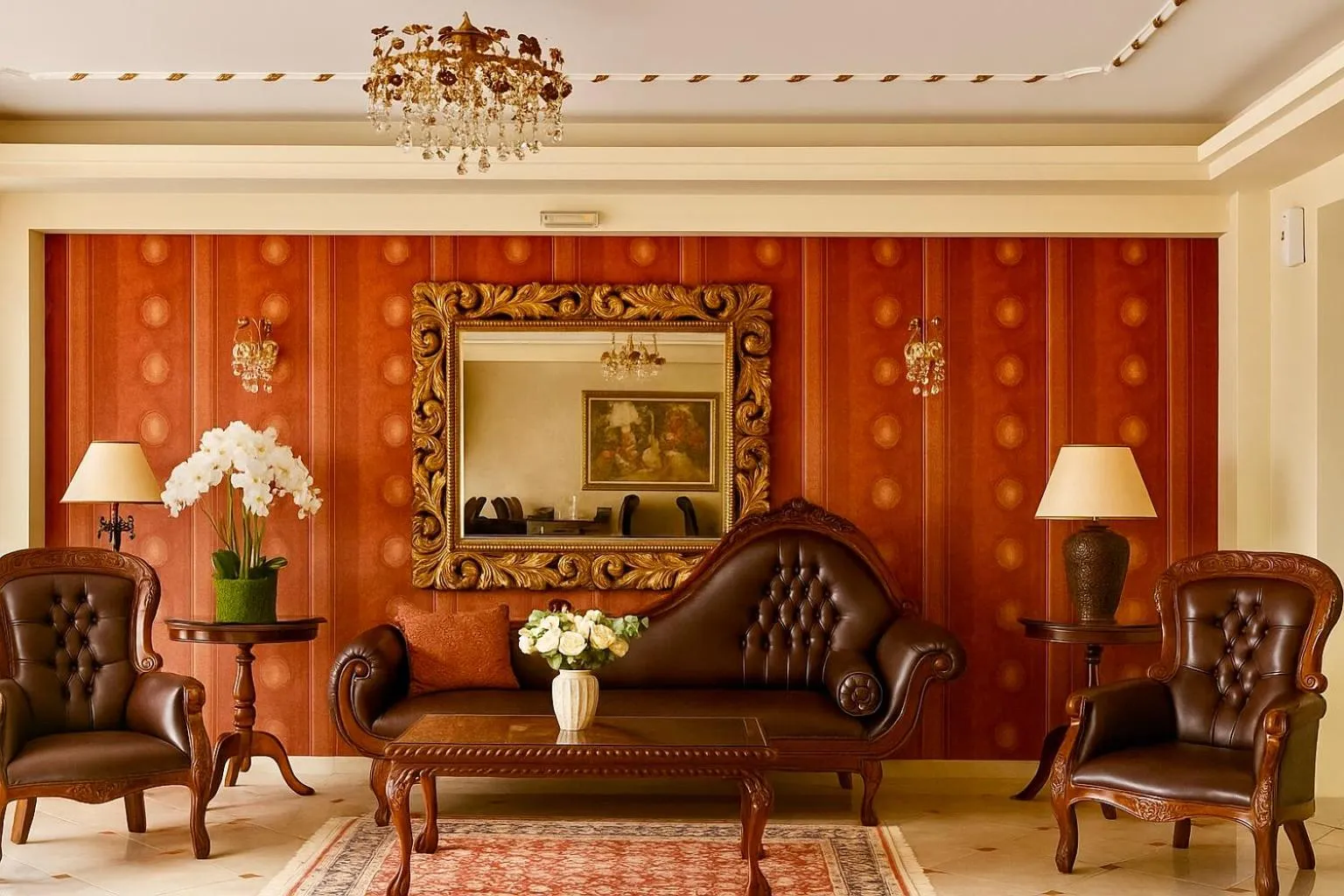 Lobby or reception in Hotel Vizantio