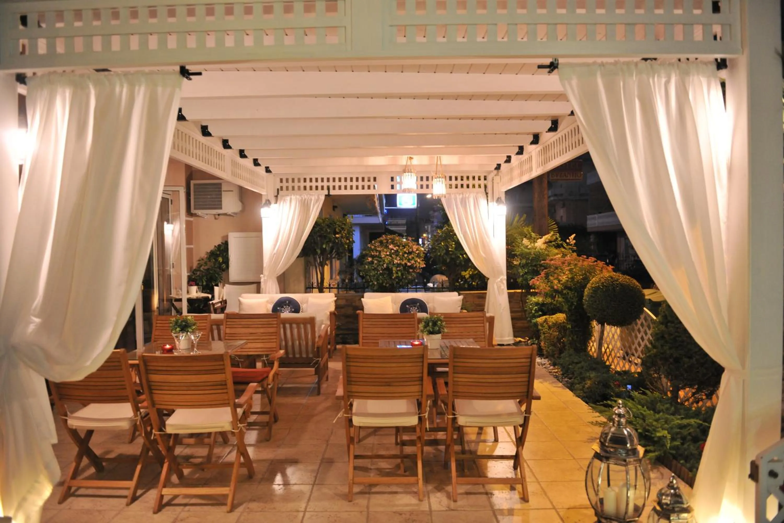 Patio in Hotel Vizantio