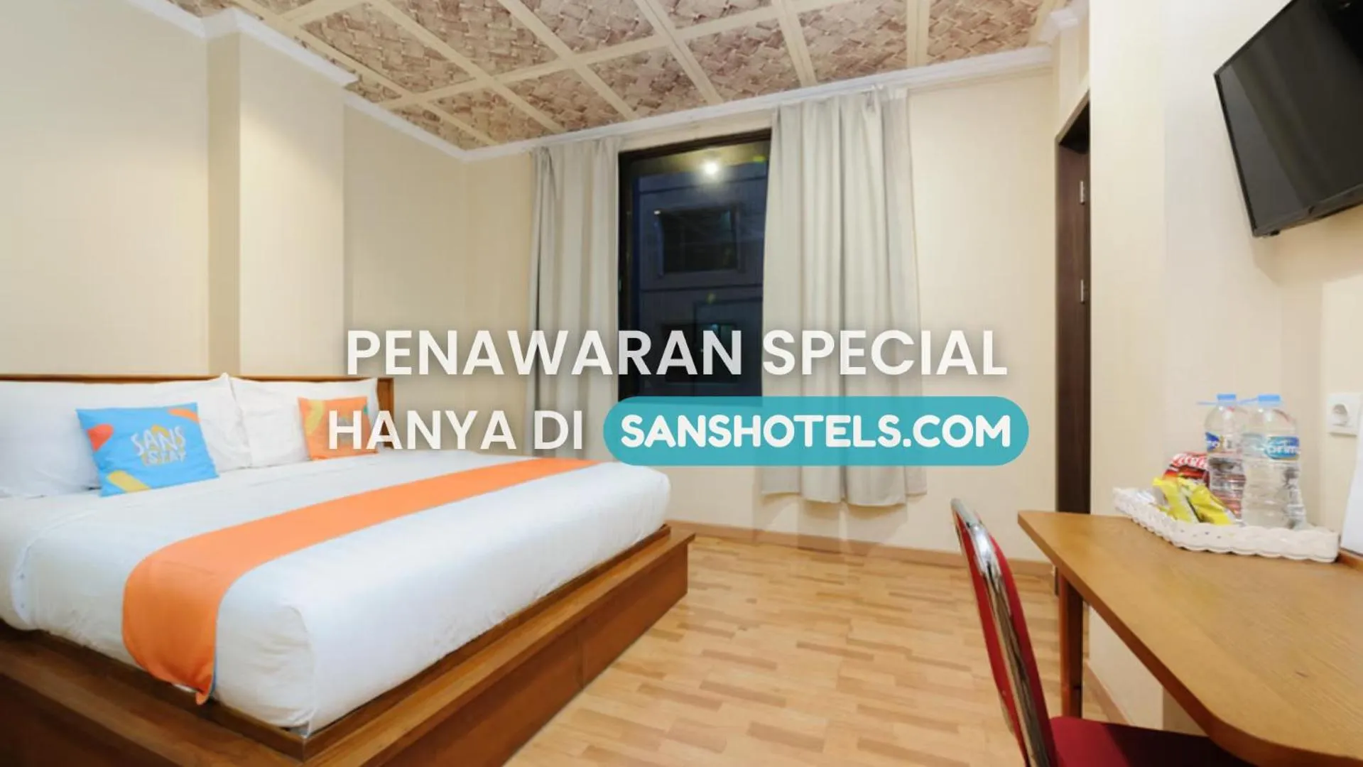 Bedroom, Bed in Sans Vibes Joe Hotel Soekarno Hatta Airport