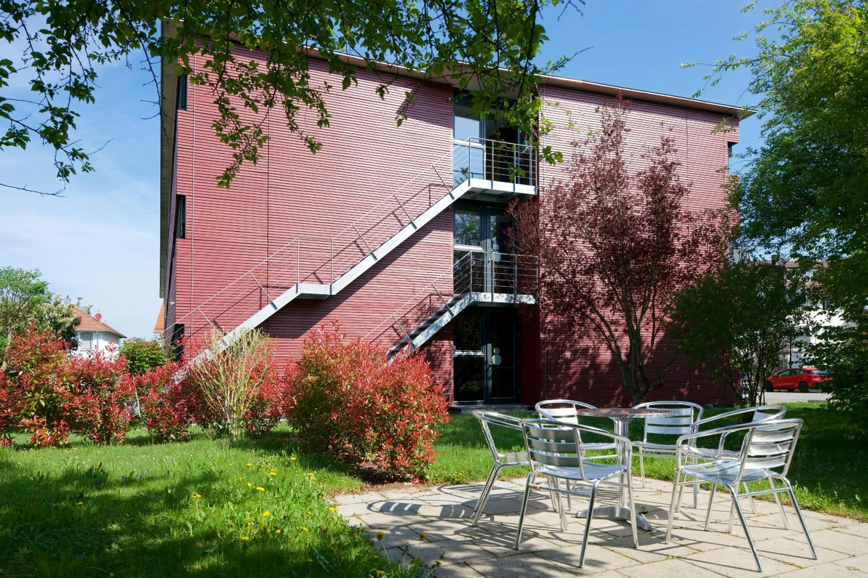 Garden in Bed & Breakfast Rotes Haus