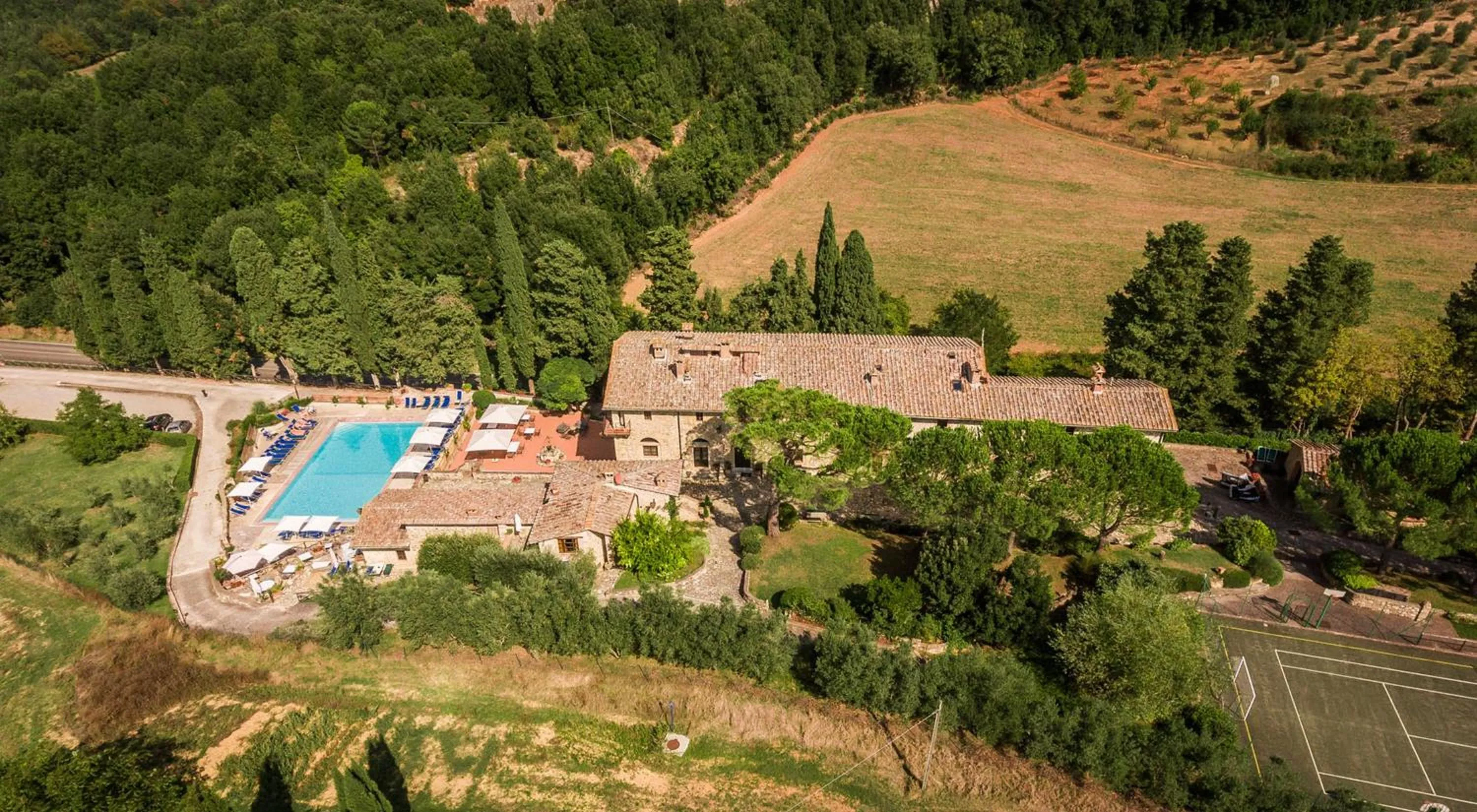 Bird's eye view in Borgo Il Poggiaccio Residenza Turistico Alberghiera