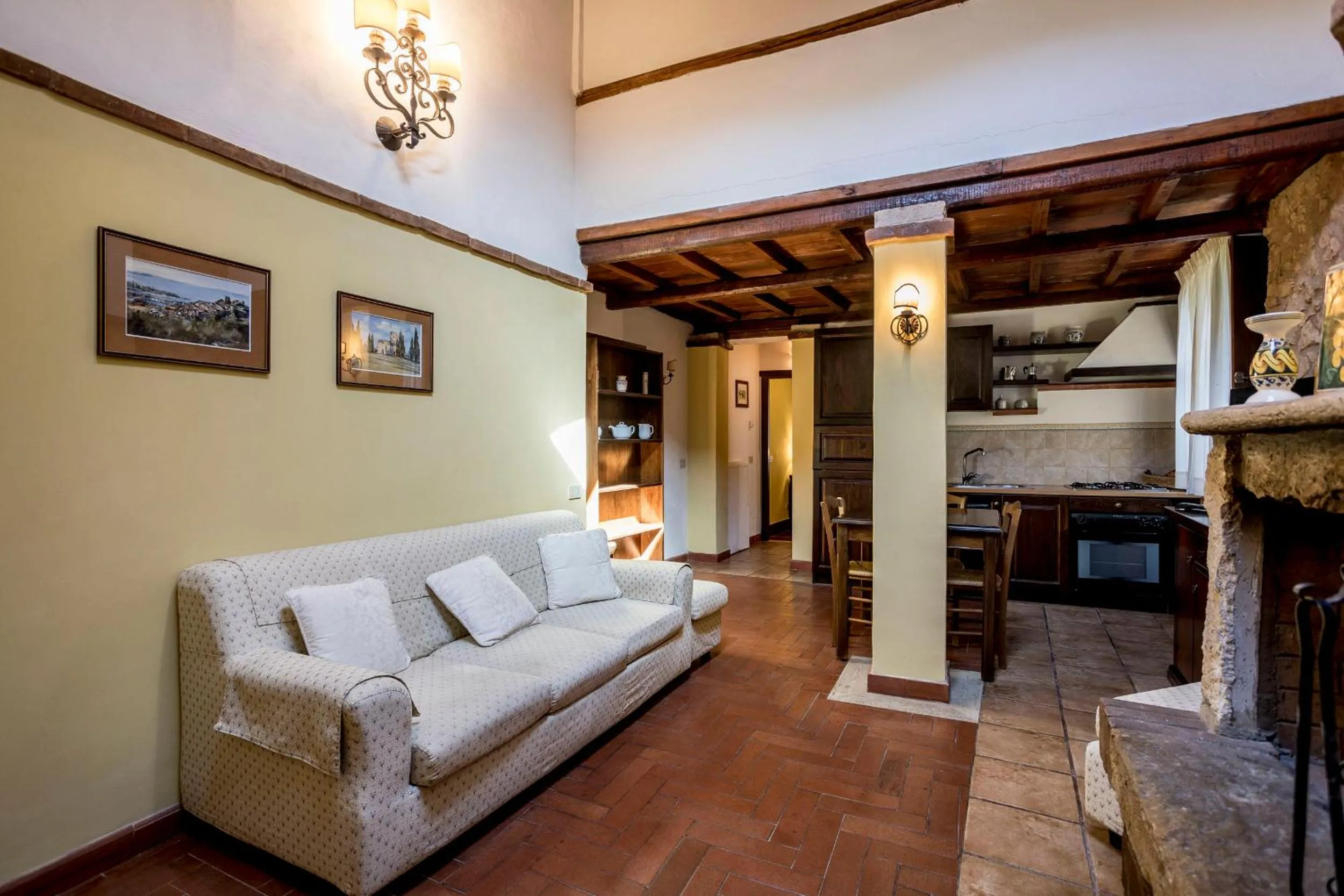 Living room in Borgo Il Poggiaccio Residenza Turistico Alberghiera