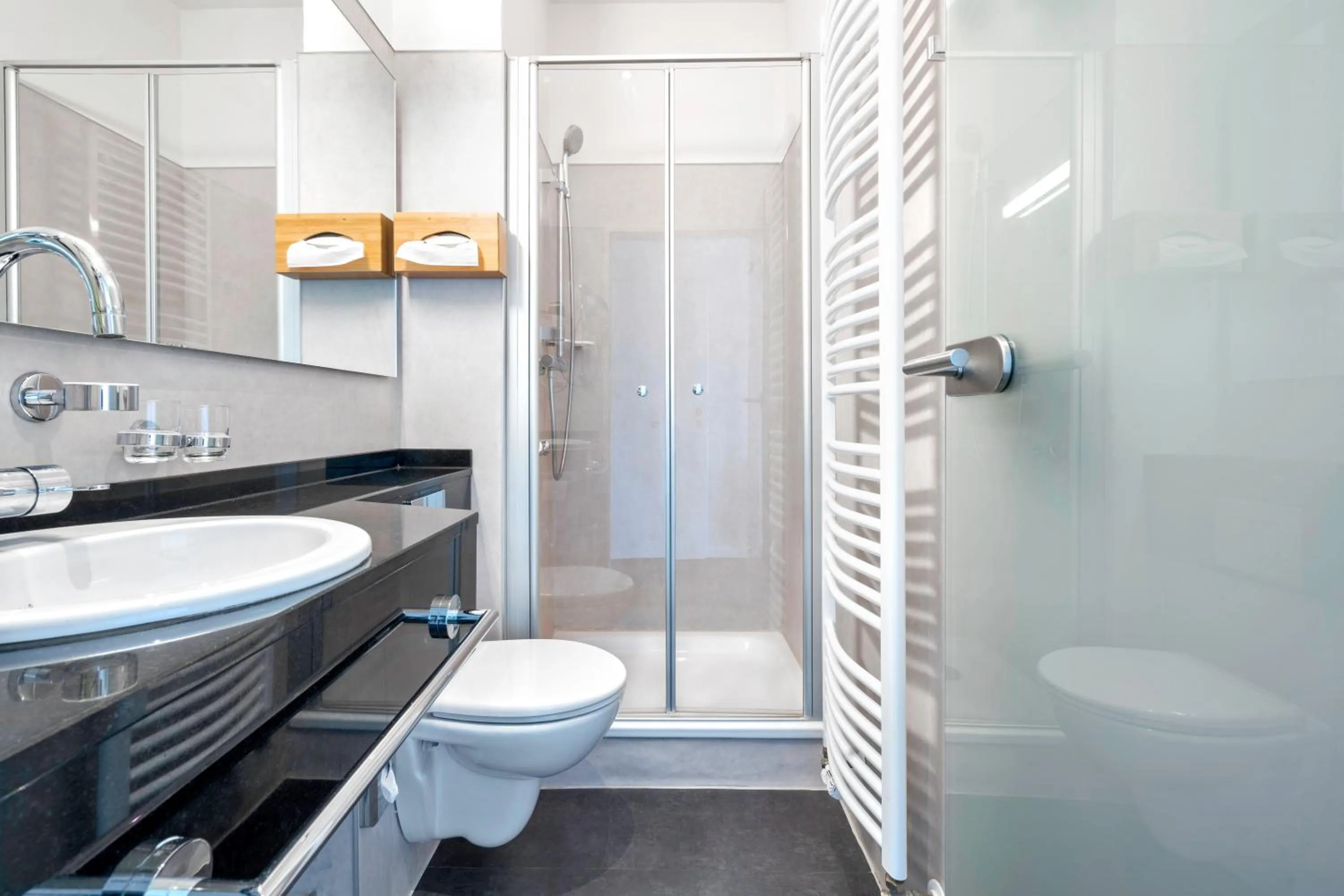 Bathroom in Design Hotel Wiegand