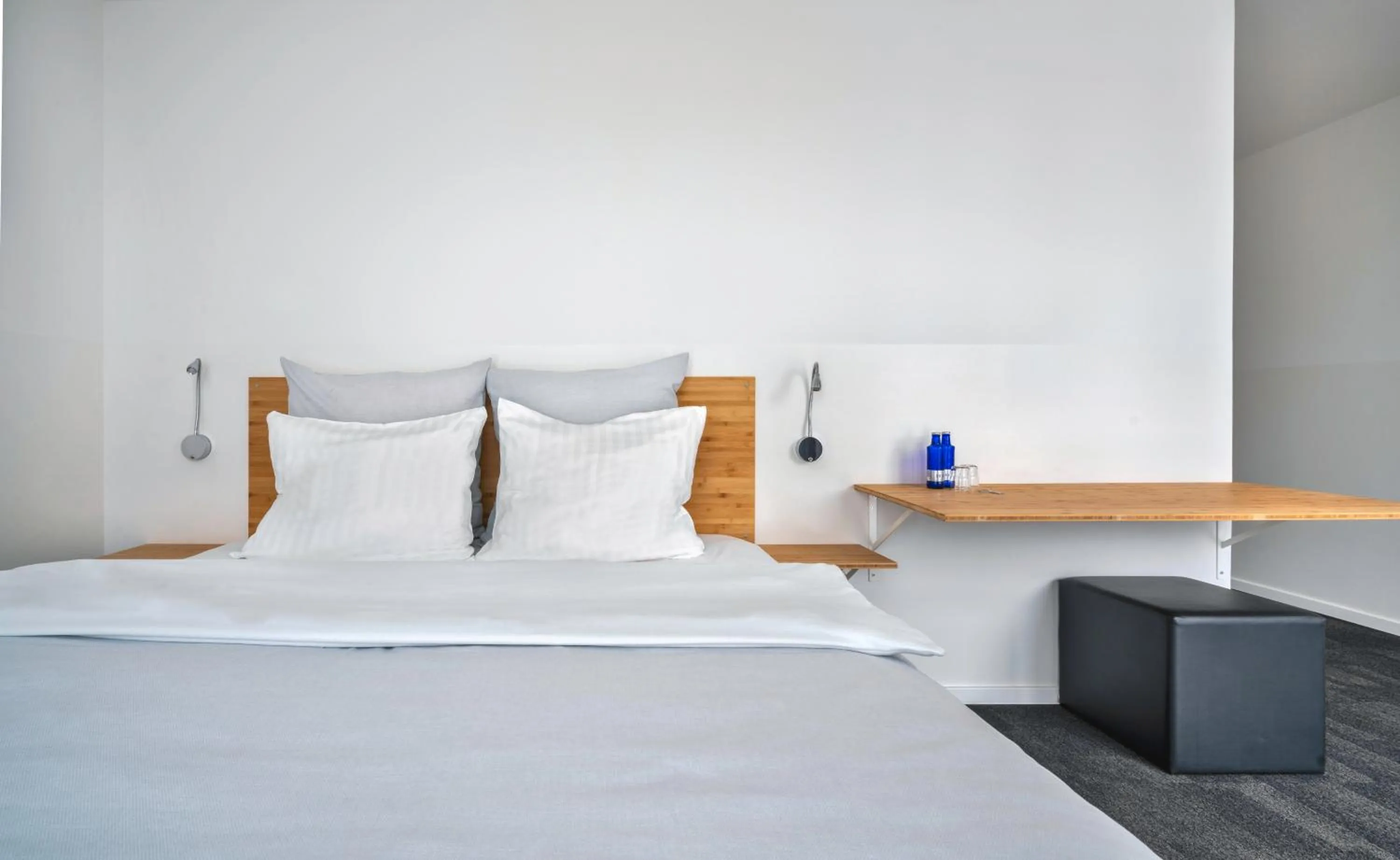 Bedroom, Bed in Design Hotel Wiegand